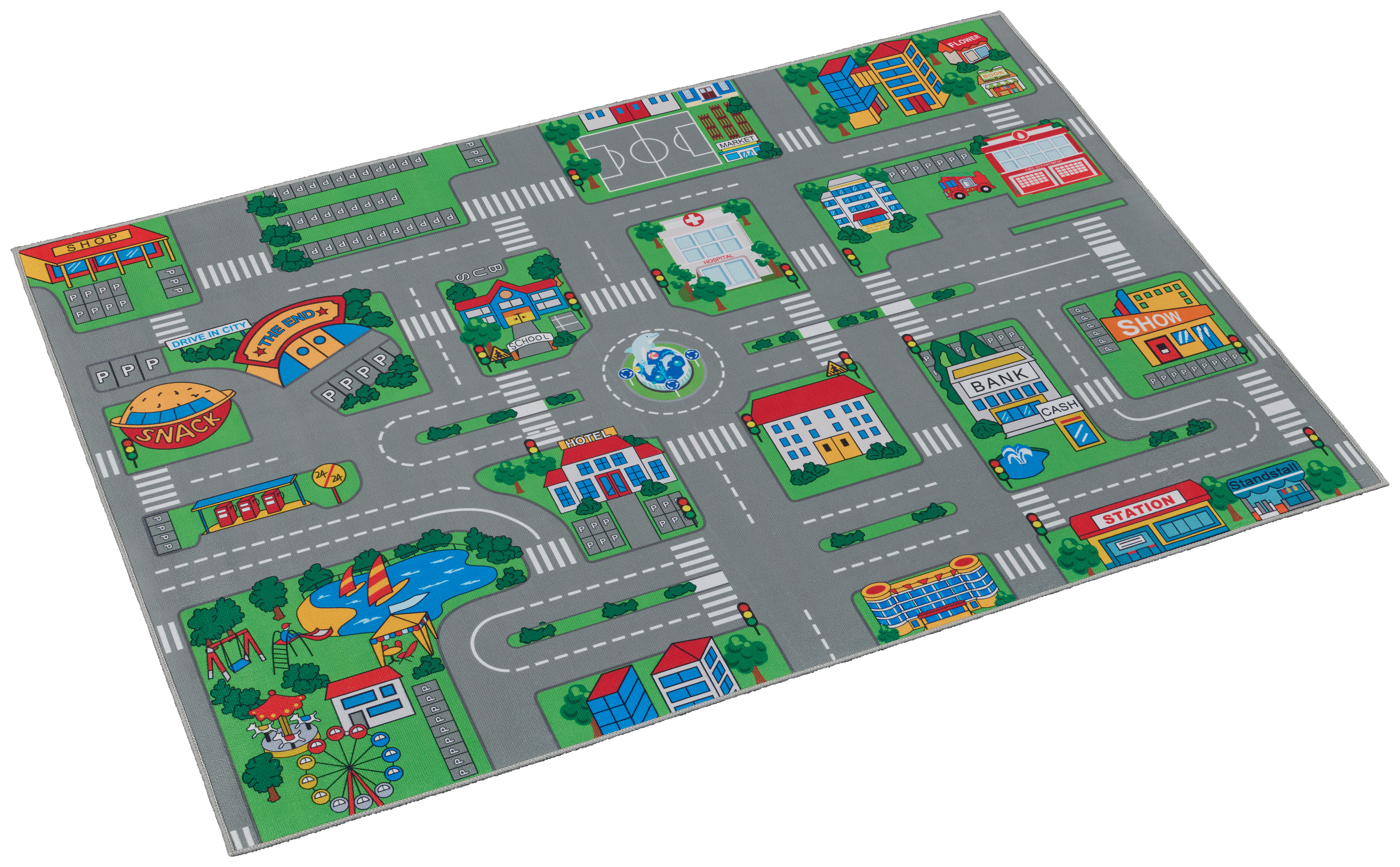 Kinderteppich City Multi B/L: ca. 100x150 cm City - Multi (100,00/150,00cm)