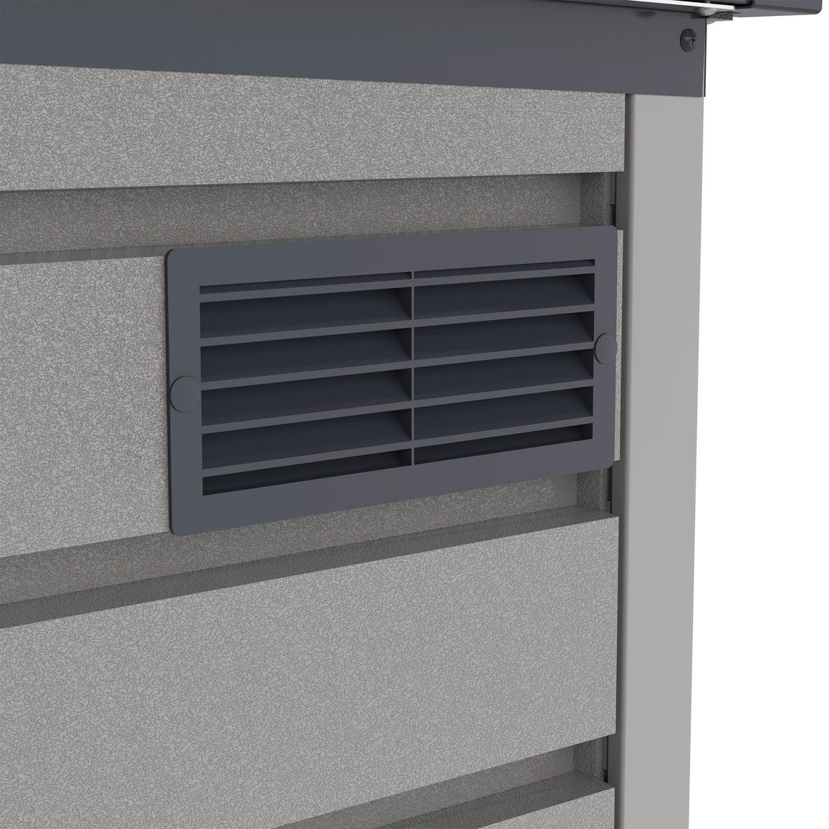 VCM Mülltonnenbox 3er StoreAway grau Kunststoff B/H/L: ca. 124x190x108 cm StoreAway - grau (108,00/124,00/190,00cm) - VCM