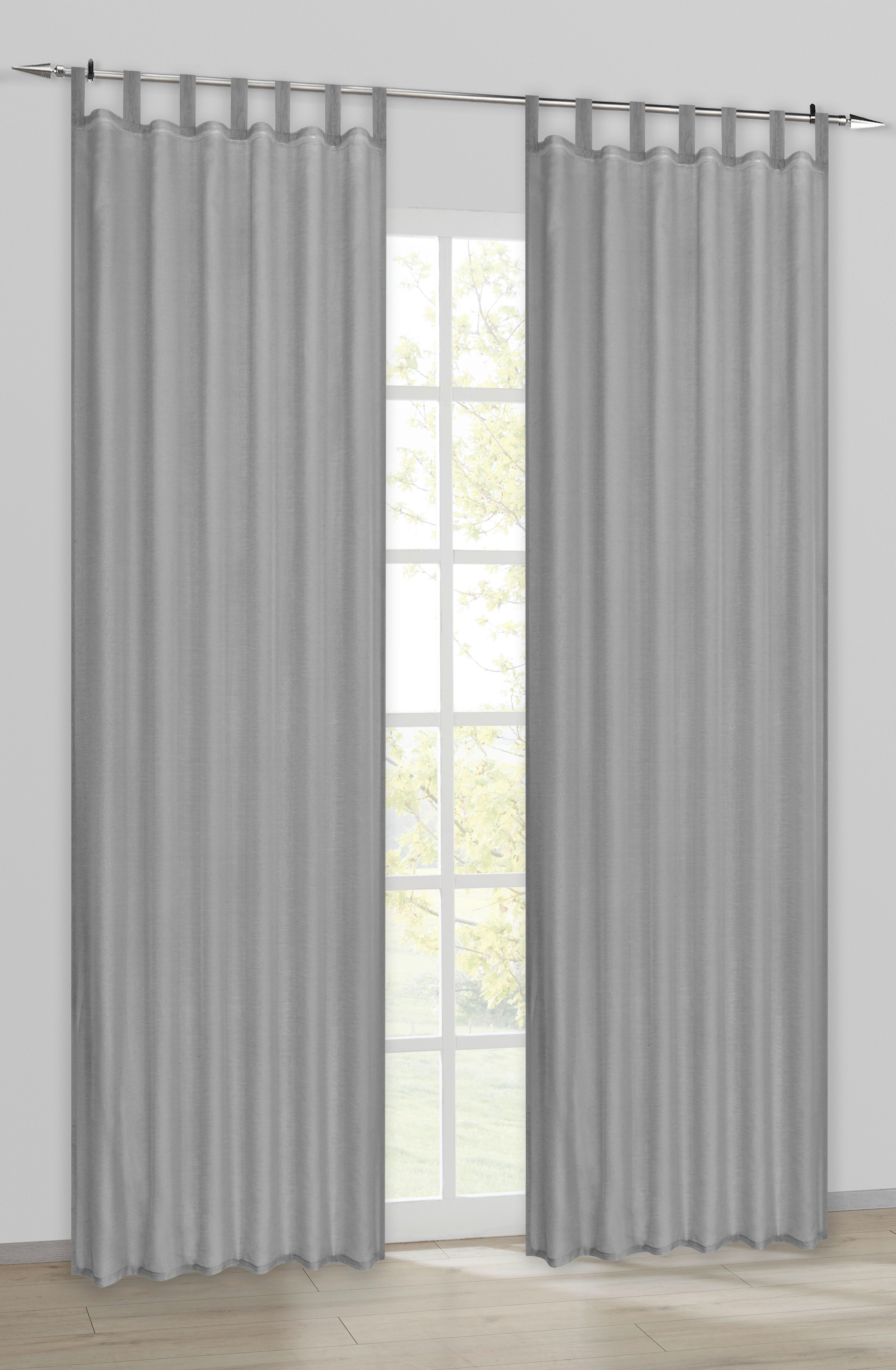 Kombivorhang Pearl grau B/L: ca. 135x245 cm Pearl - grau (135,00/245,00cm) - ACUS design collection