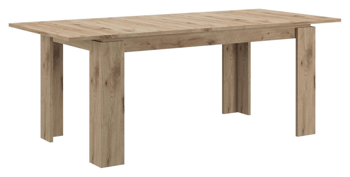 Esstisch Titan Eiche Nox Oak Nachbildung B/H/L: ca. 90x76x200 cm Titan - Eiche (200,00/90,00/76,00cm) - xonox.home