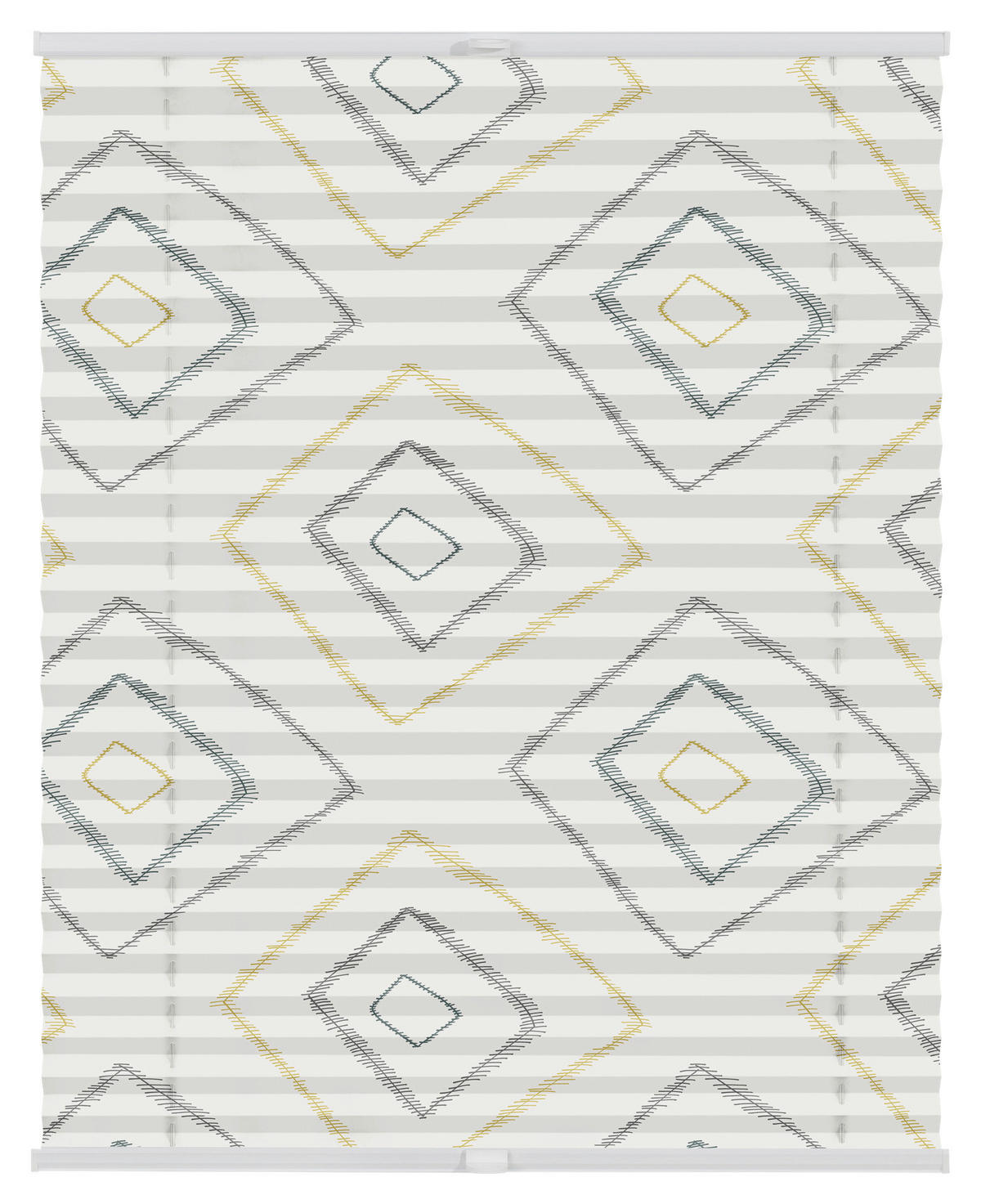 Spannplissee Stripy Boho beige B/L: ca. 100x130 cm Stripy Boho - beige (100,00/130,00cm) - LICHTBLICK