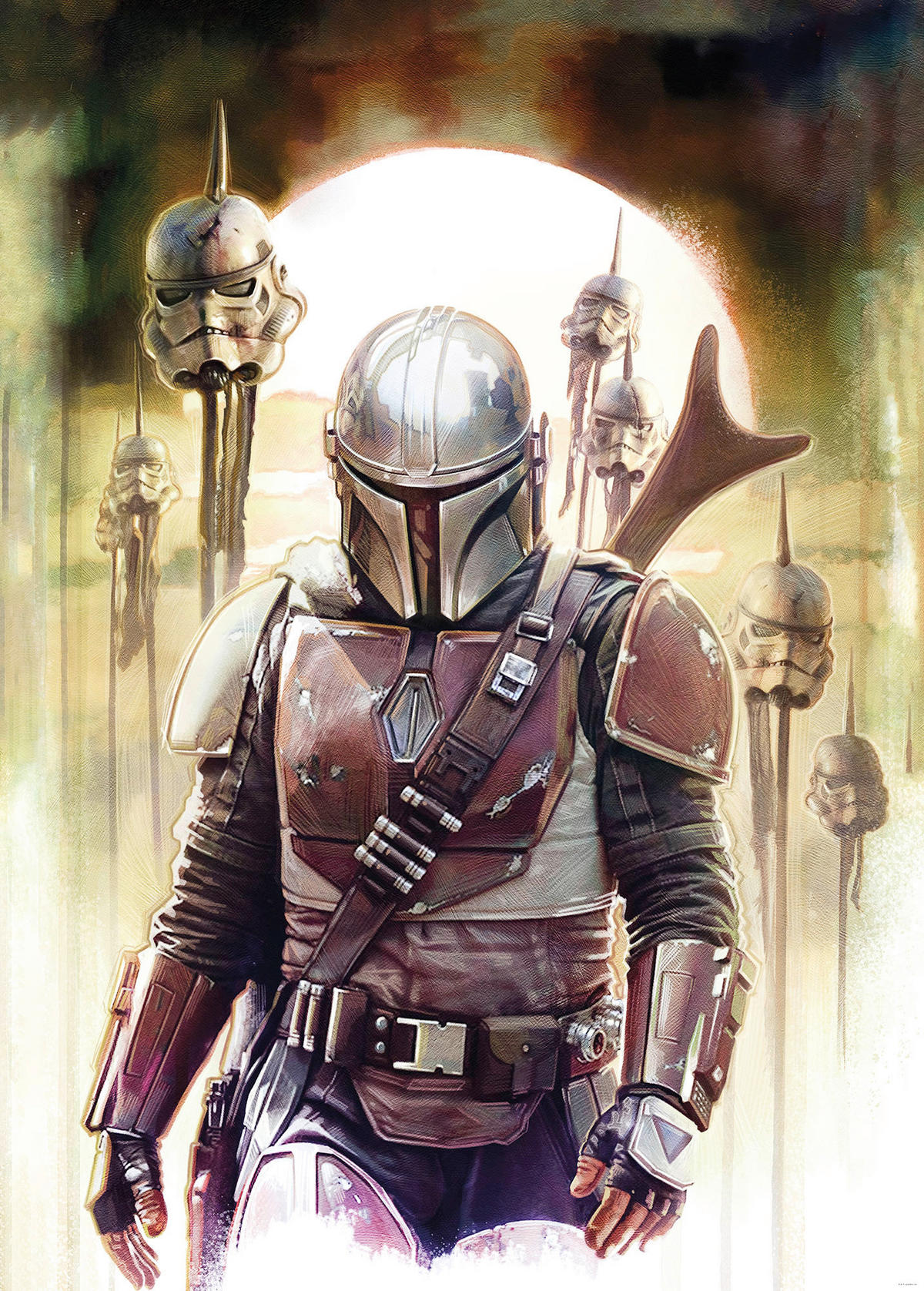 Komar Fototapete Star Wars Mandalorian Big Impaler B/H: ca. 200x280 cm Star Wars Mandalorian Big Impaler - (200,00/280,00cm) - Komar