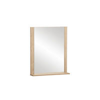 Wandspiegel Emmik Eiche Eiche weiß Nachbildung B/H/T: ca. 59,6x71,1x12,3 cm Emmik - Eiche (59,60/71,10/12,30cm) - Möbelpartner