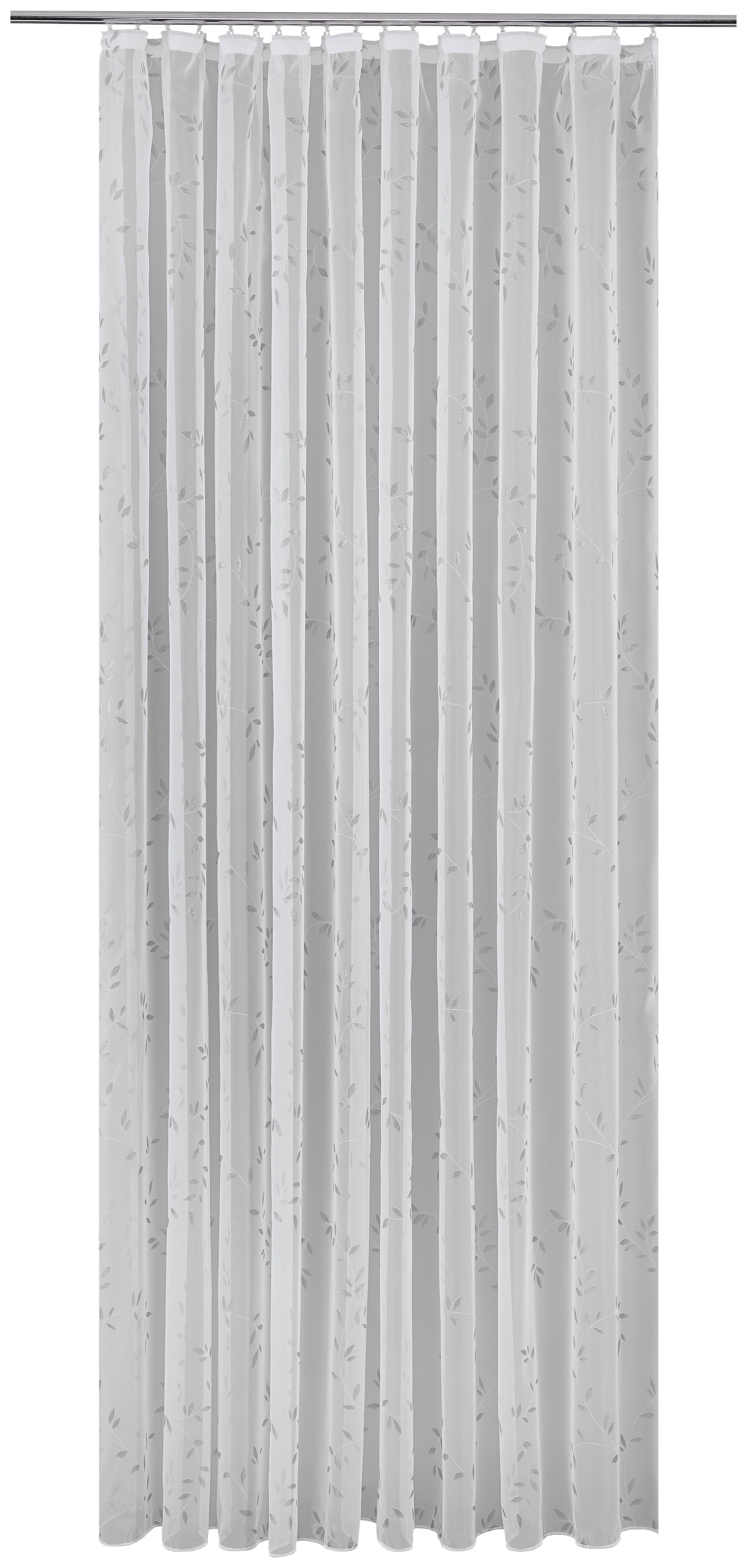 Fertigstore Laura weiß B/L: ca. 245x300 cm Laura - weiß/grau (245,00/300,00cm) - POCOline