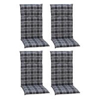 Beo Saumauflage für Hochlehner Belgrad grauschwarz Polyester-Mischgewebe B/H/S: ca. 50x118x6 cm 4er Set Belgrad - grauschwarz (50,00/118,00cm) - Beo