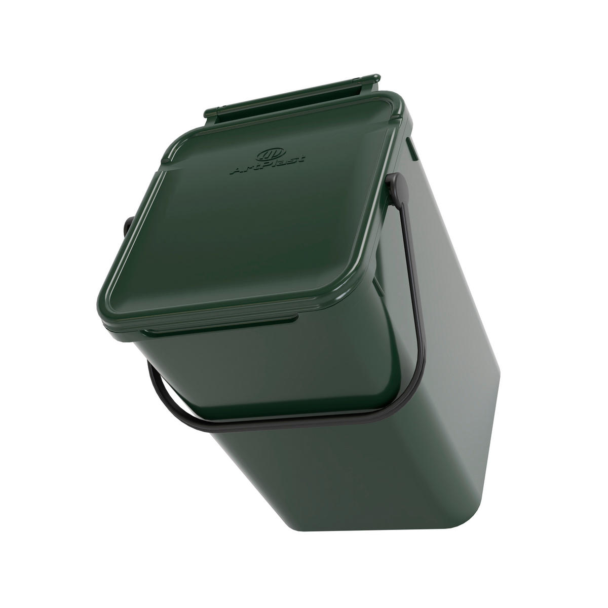 Eco-Logico Abfalleimer grün B/H/L: ca. 24x30x23,7 cm Abfalleimer 7l - grün (23,70/24,00/30,00cm) - Eco-Logico