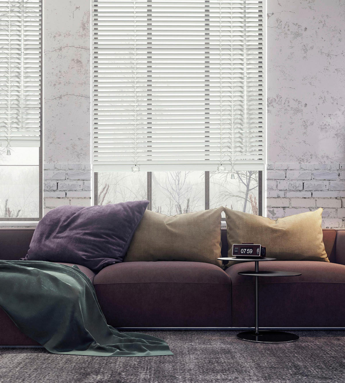 Alu-Jalousie weiß B/L: ca. 95x175 cm Alu-Jalousie - weiß (95,00/175,00cm)