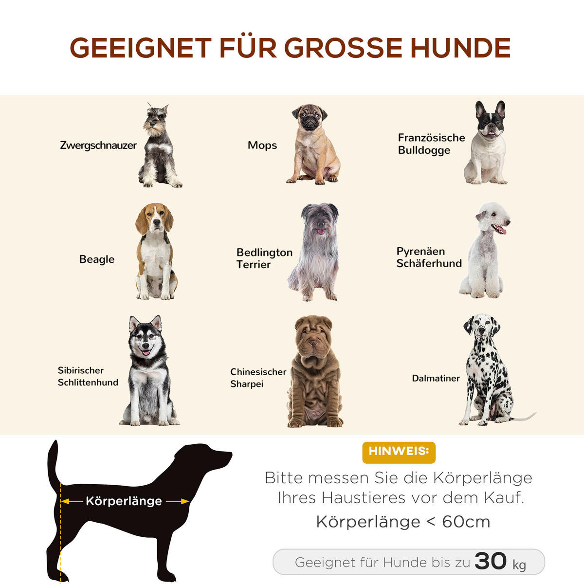 PawHut Hunde-Zubehör grau Polypropylen B/H/L: ca. 68x110x20 cm Hundebett - grau (20,00/68,00/110,00cm) - PawHut