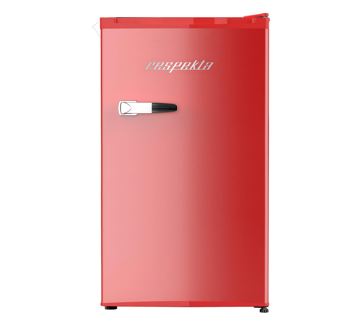 Respekta Retro Kühlschrank KG83R-52 rot B/H/T: ca. 47,4x83x44,7 cm Kühlschrank KG83R-52 - rot (47,40/83,00/44,70cm) - Respekta