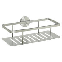 Duschkorb Chrom Edelstahl B/T/L: ca. 14x10x28 cm Rechteck-Duschkorb_Milano - Chrom (14,00/28,00cm) - POCOline