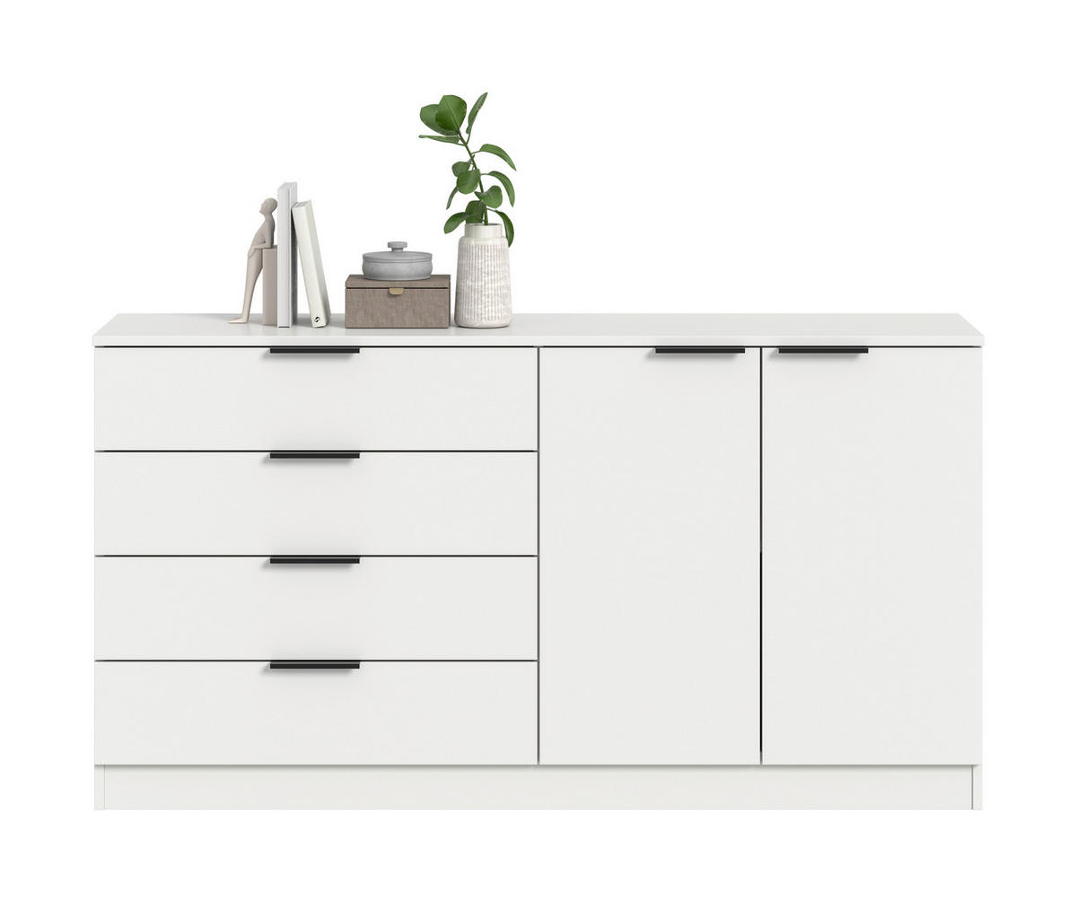 Kommode KOPENHAGEN weiß B/H/T: ca. 148x80x35 cm KOPENHAGEN - weiß (148,00/80,00/35,00cm) - xonox.home