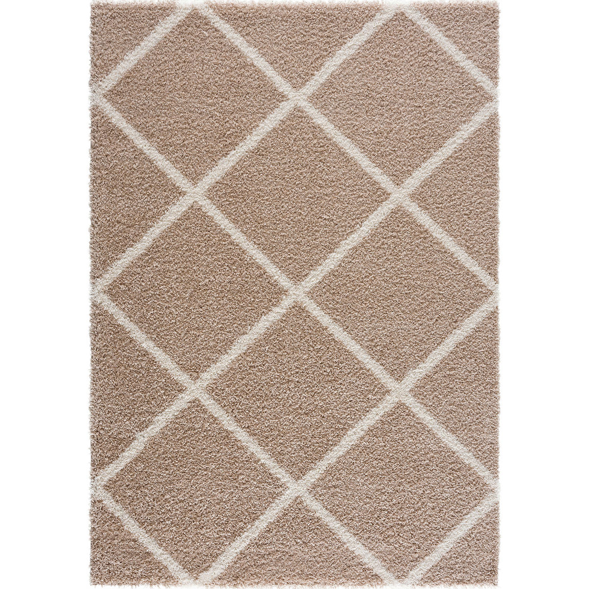 Sanat Hochflorteppich MADRID beige B/L: ca. 140x200 cm MADRID - beige (140,00/200,00cm) - Sanat