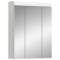 Spiegelschrank Scout weiß weiß Hochglanz B/H/T: ca. 60x79x18 cm Scout - weiß (60,00/79,00/18,00cm) - xonox.home