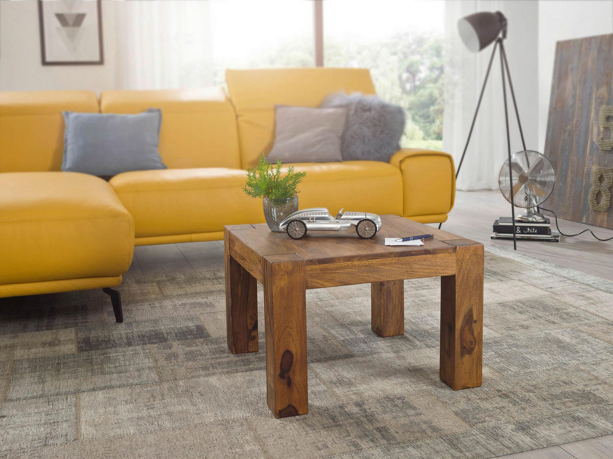 Couchtisch natur B/H/T: ca. 60x40x60 cm Couchtisch - natur (60,00/40,00/60,00cm) - Wohnling