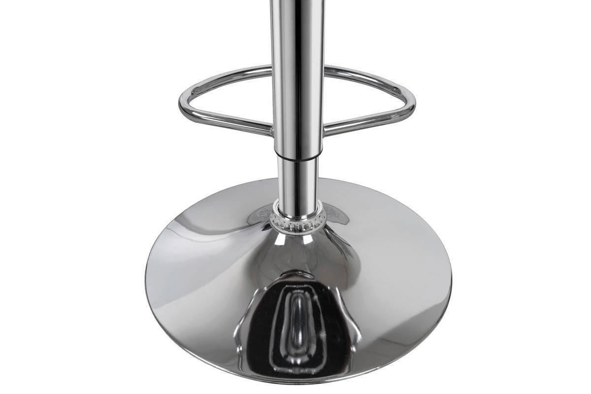 Barhocker Midnight 500 2er Kunstleder B/H/T: ca. 53x105x52 cm Midnight 500 2er - schwarz/Chrom (53,00/105,00/52,00cm) - 360 Living