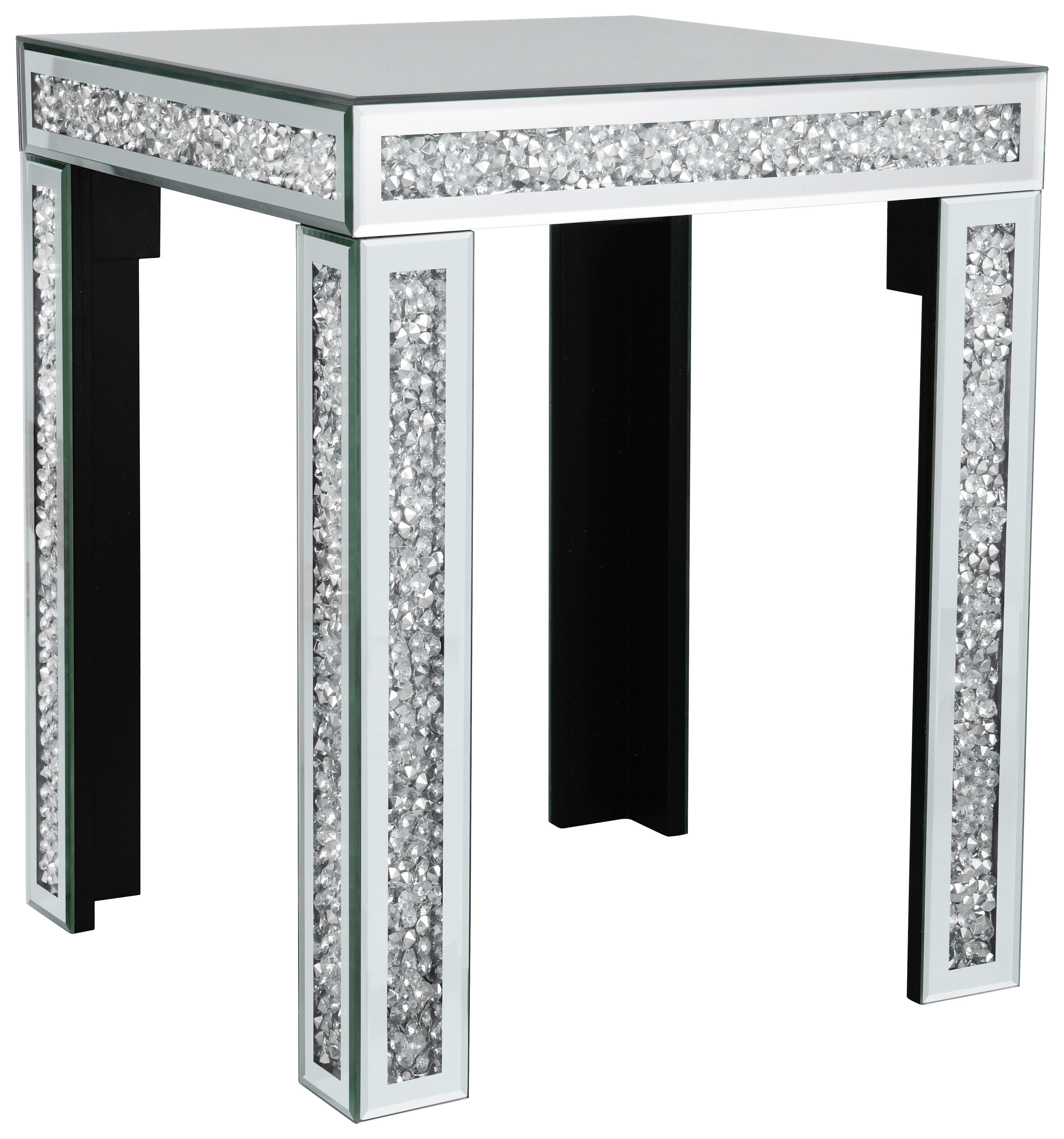 Beistelltisch Zoe silber B/H/T: ca. 40x50x40 cm Zoe - silber (40,00/50,00/40,00cm)