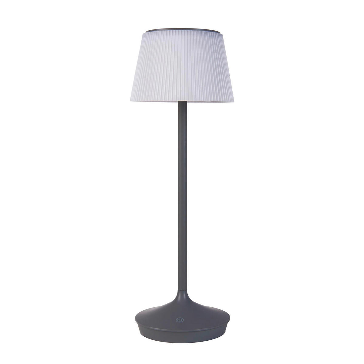 Näve Leuchten Tischleuchte 5310716 grau Metall Kunststoff B/H/T: ca. 13x38x13 cm Emmi - grau (13,00/38,00/13,00cm) - Näve Leuchten