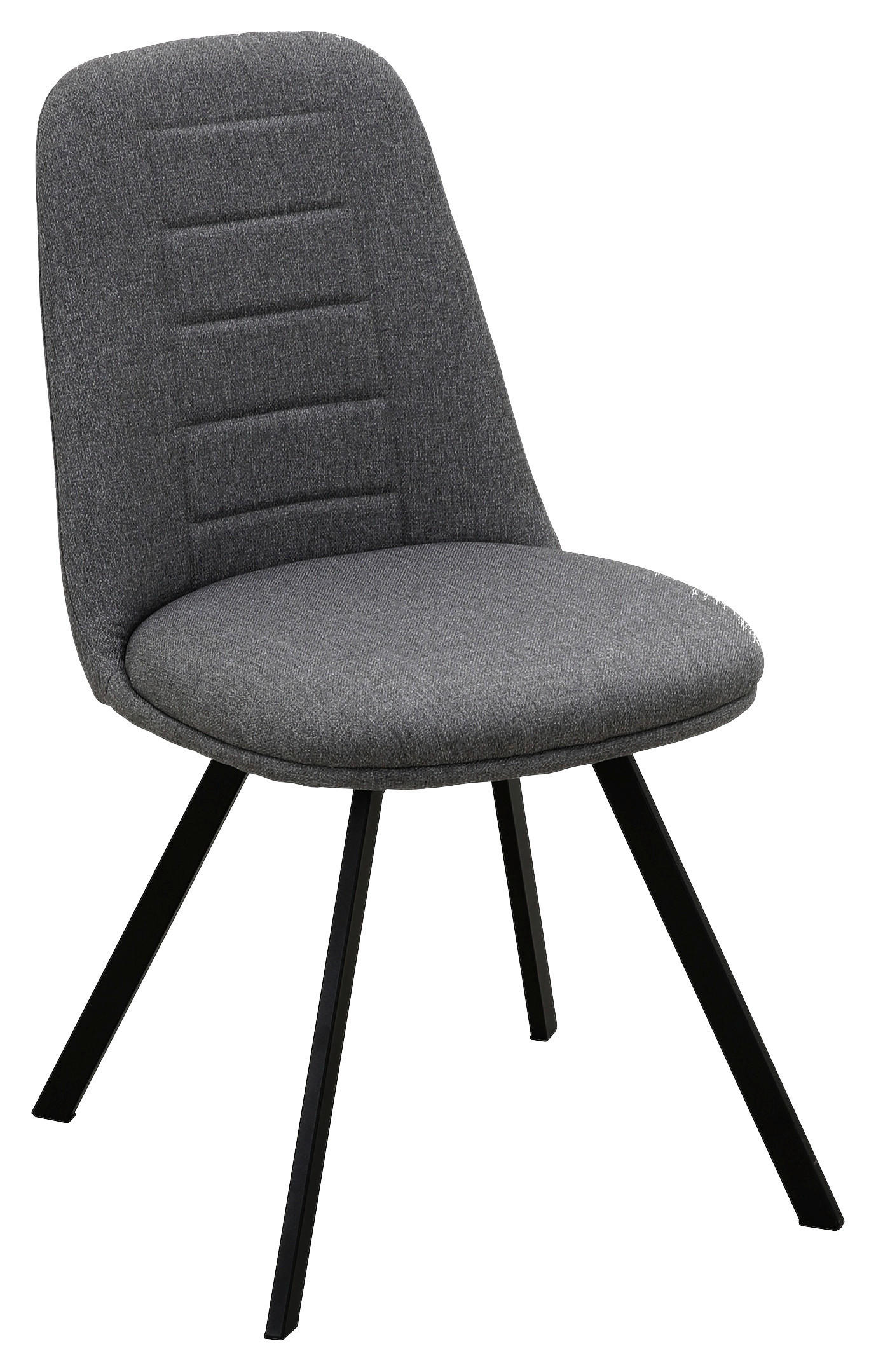 Stuhl CORA anthrazit Microfaser B/T: ca. 56,5x85 cm CORA - schwarz/anthrazit (56,50/85,00cm)