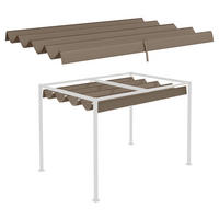Outsunny Ersatzdach kaffee Polyester B/H/L: ca. 245x23x286 cm Ersatzdach - kaffee (286,00/245,00/23,00cm) - Outsunny