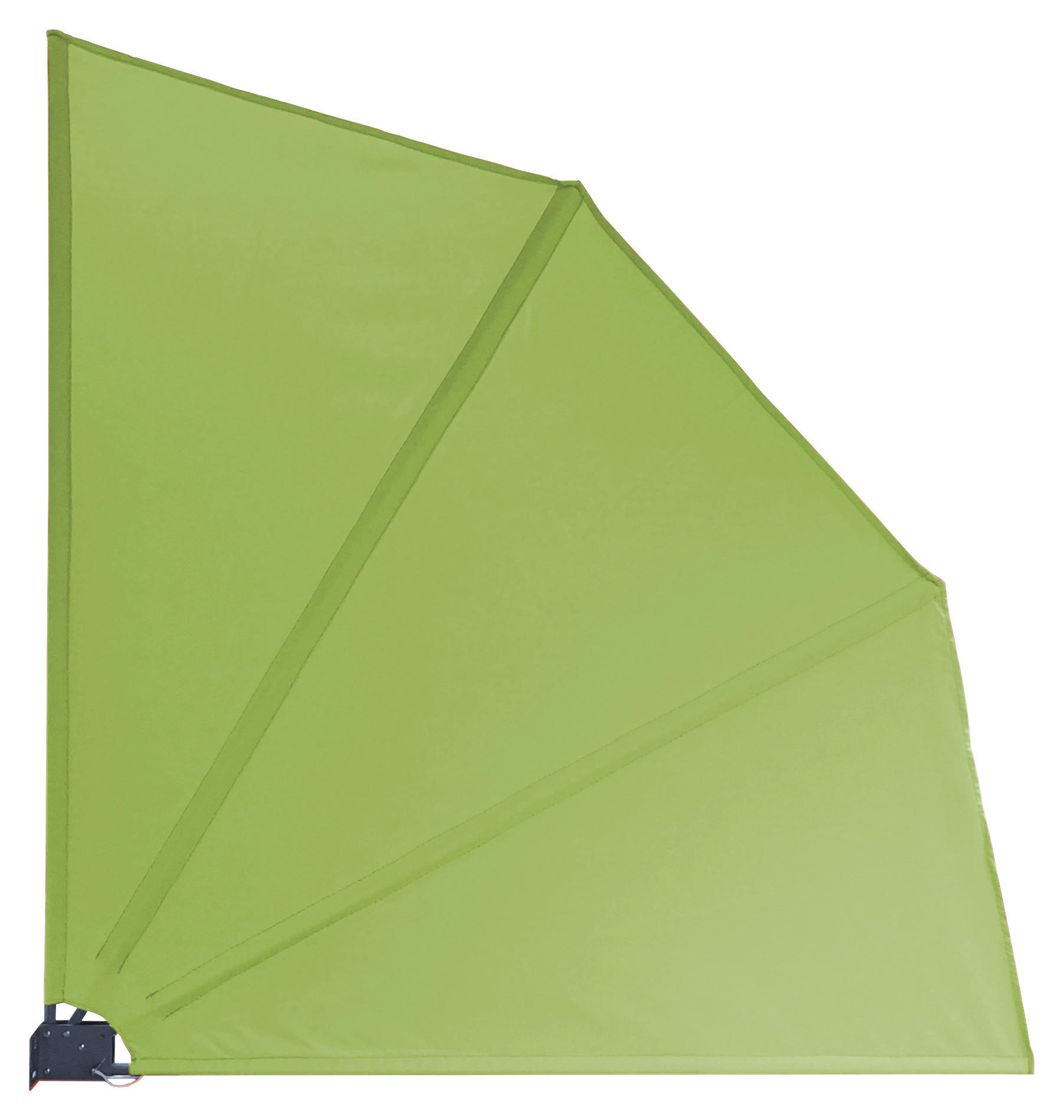 Grasekamp Balkonfächer apfelgrün Polyester-Mischgewebe B/L: ca. 120x120 cm Balkonfächer_120x120cm - apfelgrün (120,00/120,00cm)
