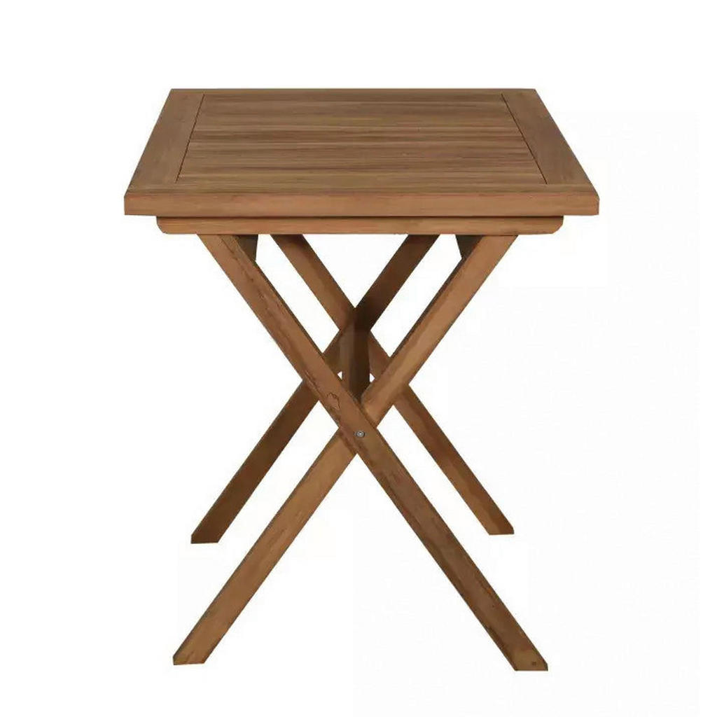 Thumbnail - deVries Tisch Woodie natur Teakholz B/H/L: ca. 60x75x60 cm