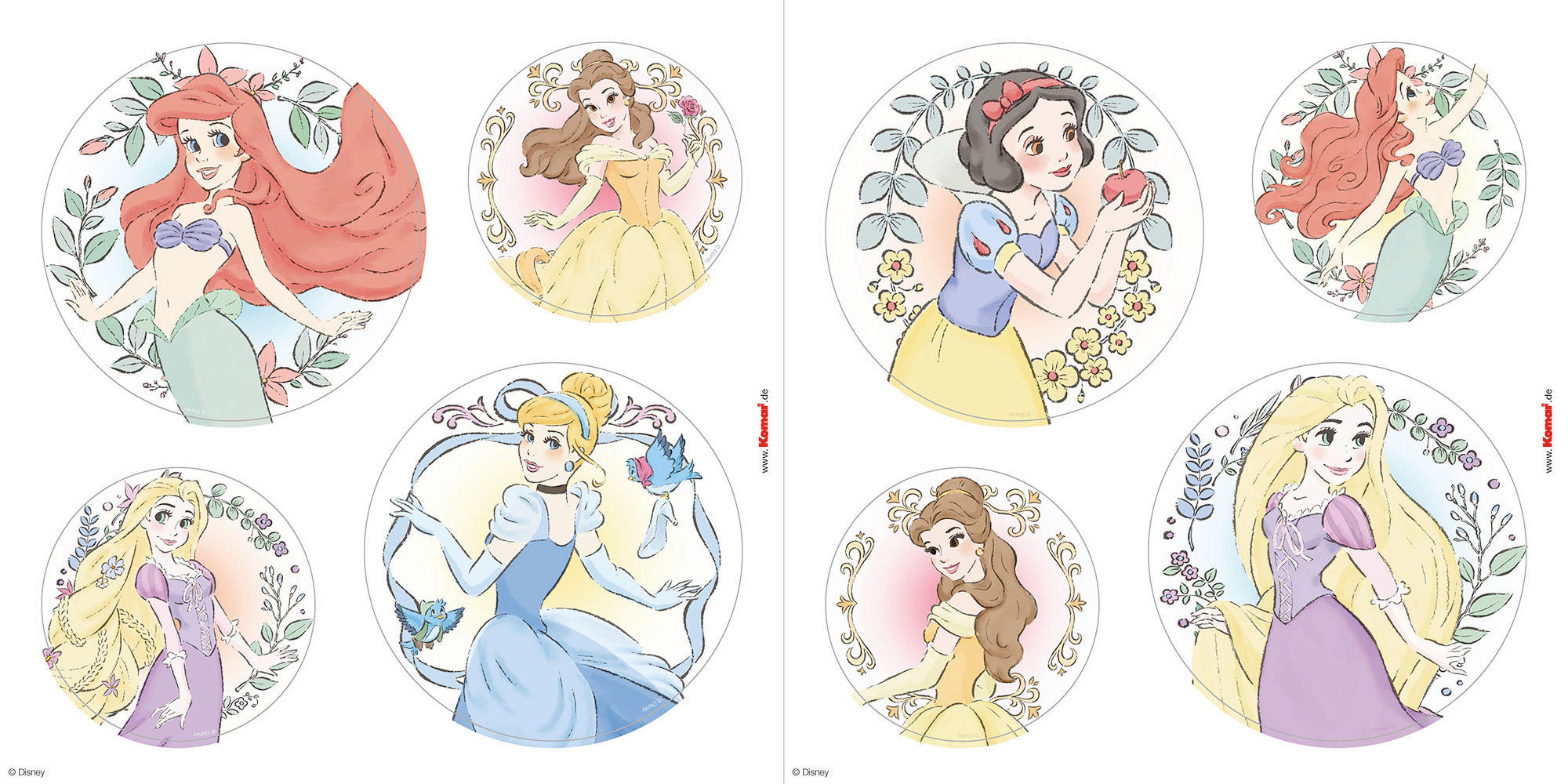 Komar Fenstersticker Princess Kindness  Princess Kindness B/L: ca. 30x30 cm