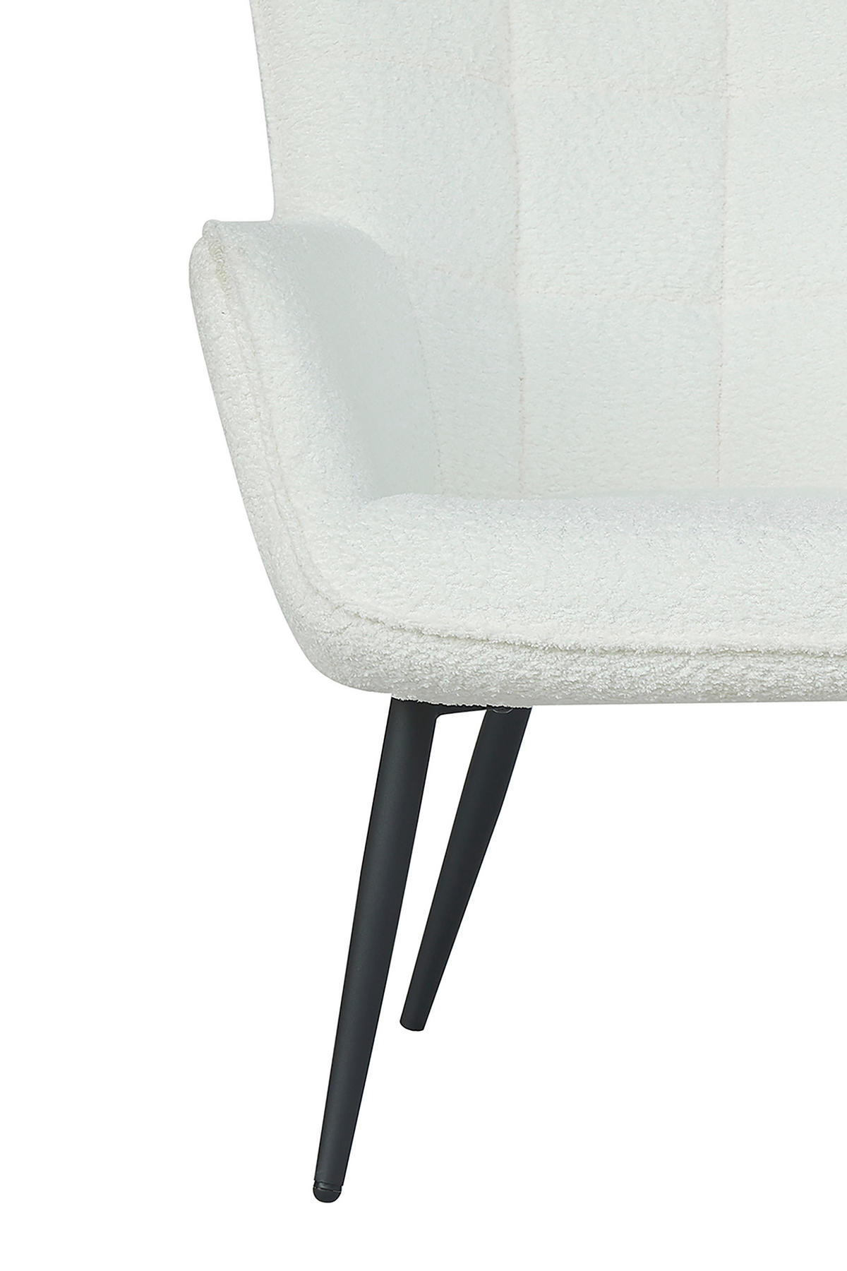 byLIVING Hocker UTA weiß Stoff B/H/T: ca. 72x97x80 cm UTA - weiß (72,00/97,00/80,00cm) - byLIVING