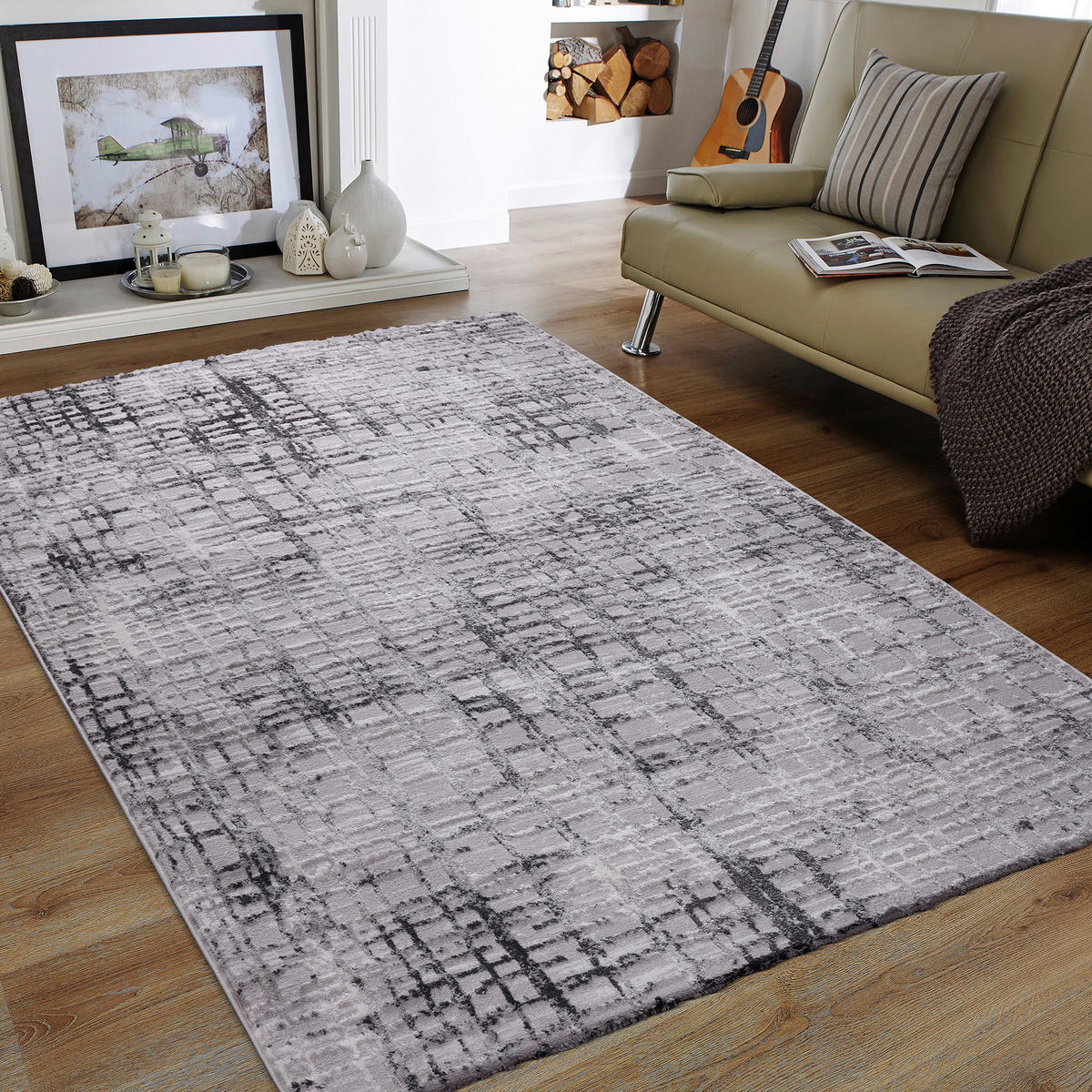 Sanat Teppich Evra hellgrau B/L: ca. 80x150 cm Evra - hellgrau (80,00/150,00cm) - Sanat