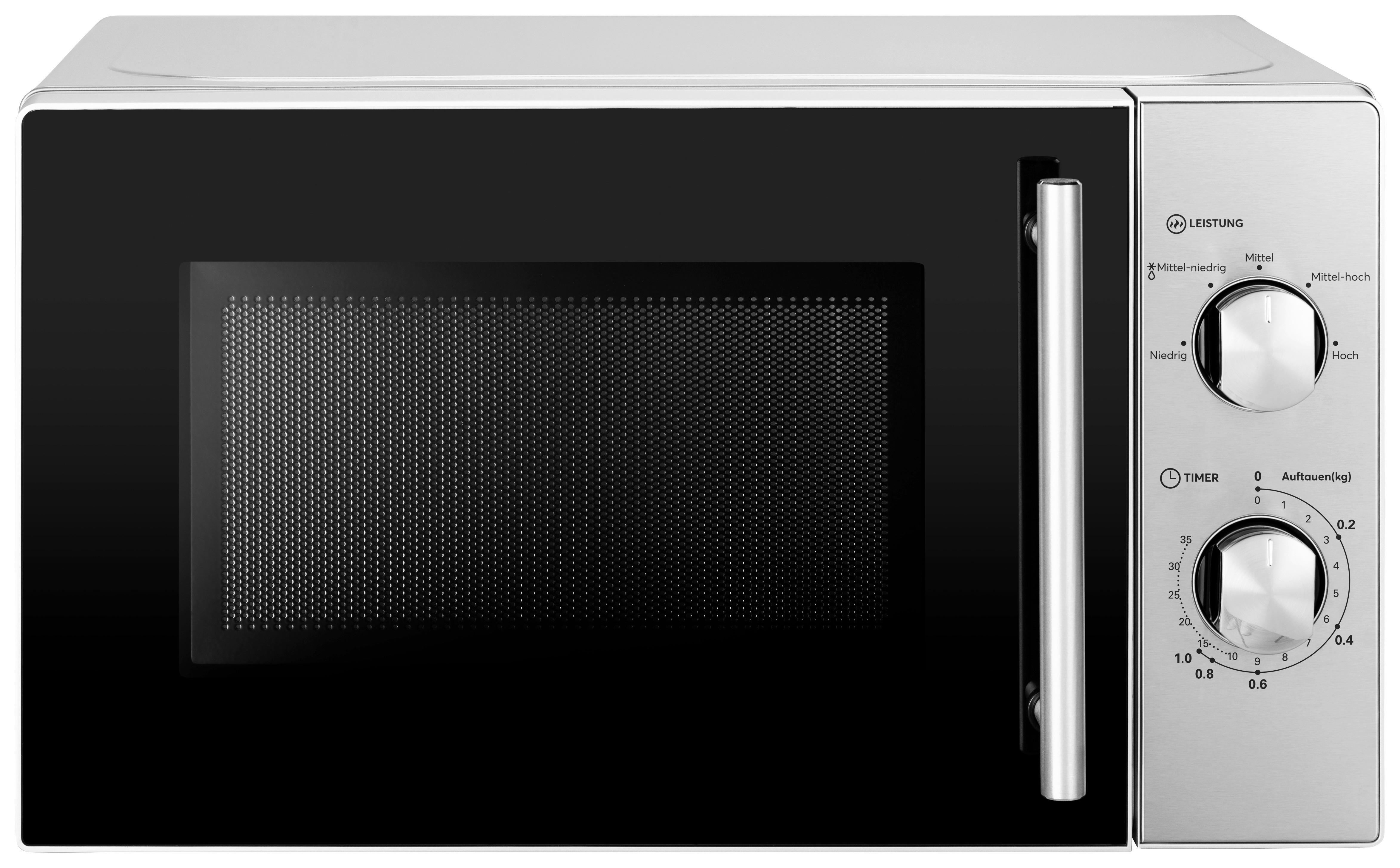 Mikrowelle MM720CD8-PM silber Metall B/H/T: ca. 44x26x36 cm ca. 20 l Mikrowelle_Stockholm - silber (44,00/26,00/36,00cm)