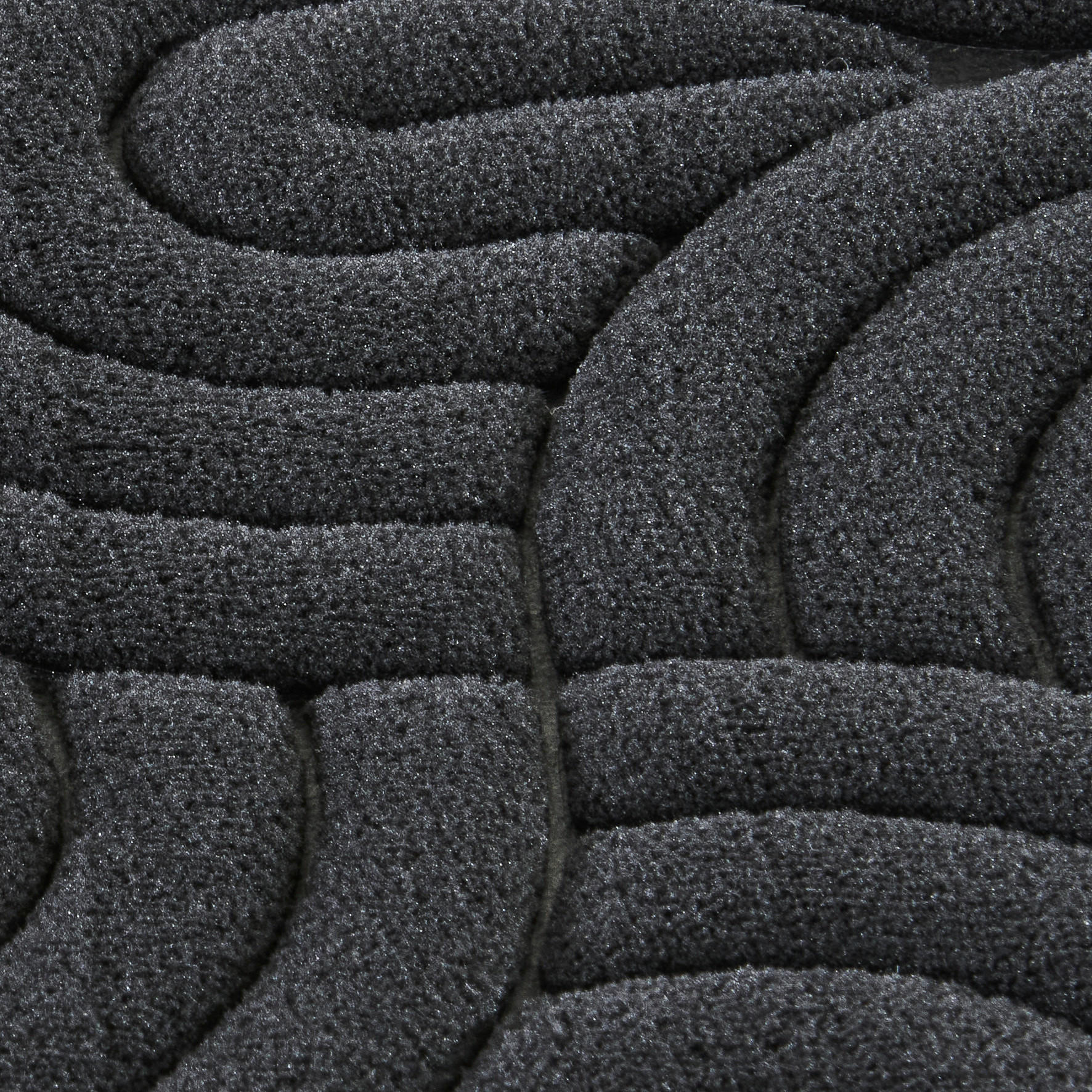 POCOline Badematte Wabe Wabe - schwarz (50,00/80,00cm) - POCOline