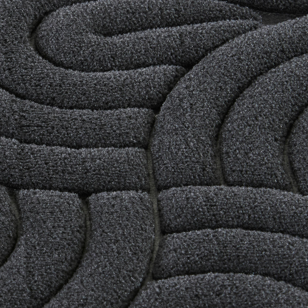 Badematte Wabe Wabe - schwarz (50,00/80,00cm) - POCOline