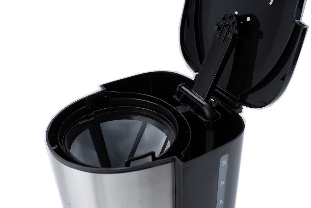 Elta Kaffeeautomat KME-1000.2 Edelstahl schwarz Kaffeeautomat - schwarz/Edelstahl (1,50l) - Elta