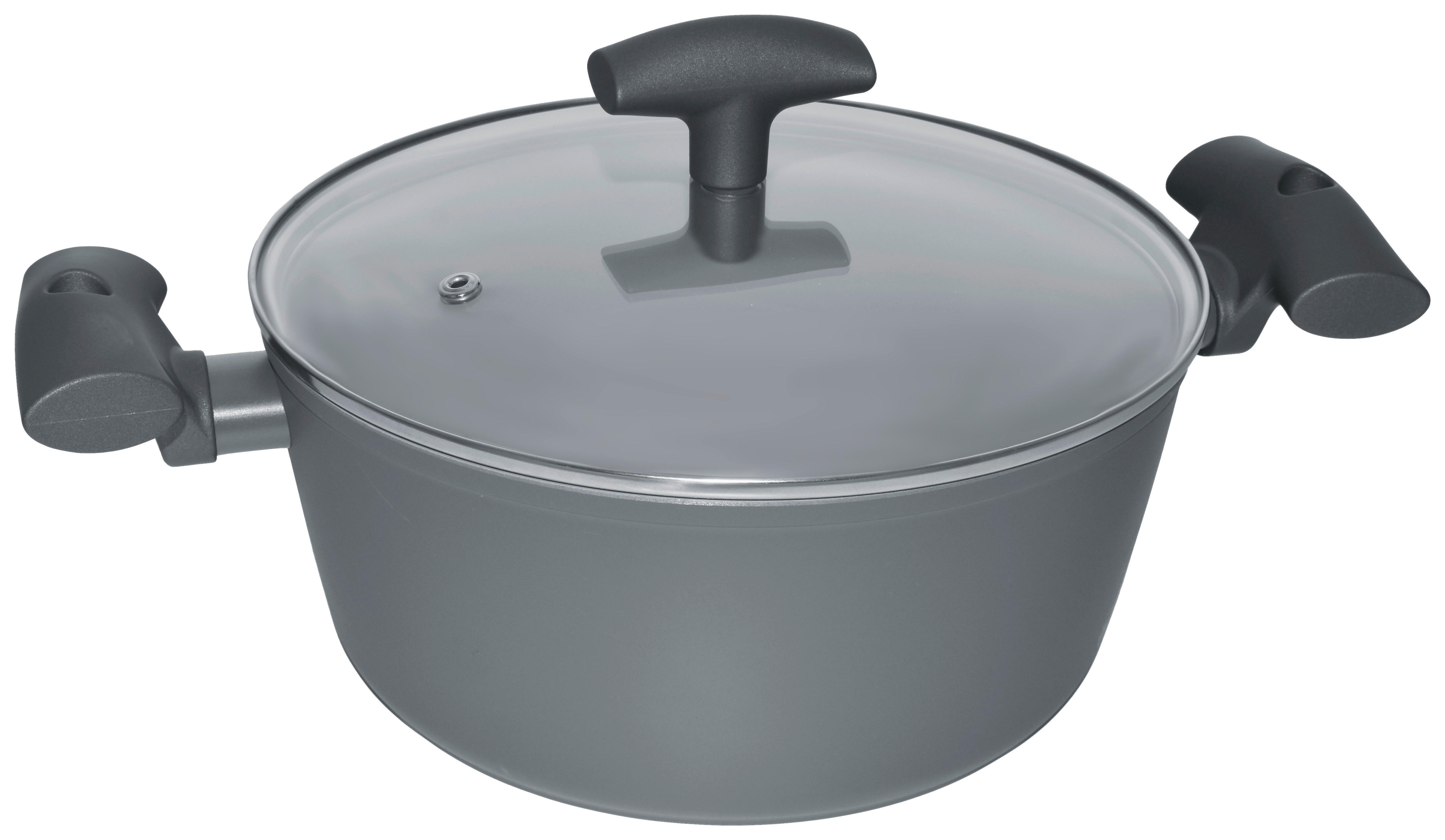 MICHELINO Topf grau Aluminium Fleischtopf_New_Nora 24cm - grau - MICHELINO
