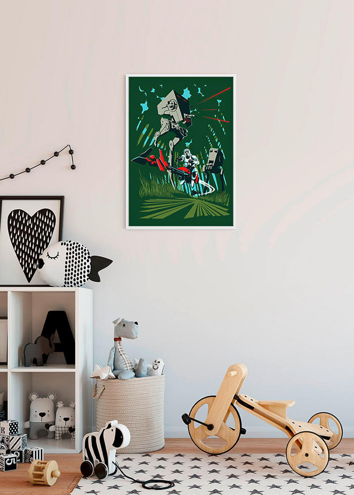 Komar Poster Star Wars Classic Vector Endor Star Wars - Classic B/L: ca. 40x50 cm Star Wars Classic Vector Endor - (40,00/50,00cm) - Komar