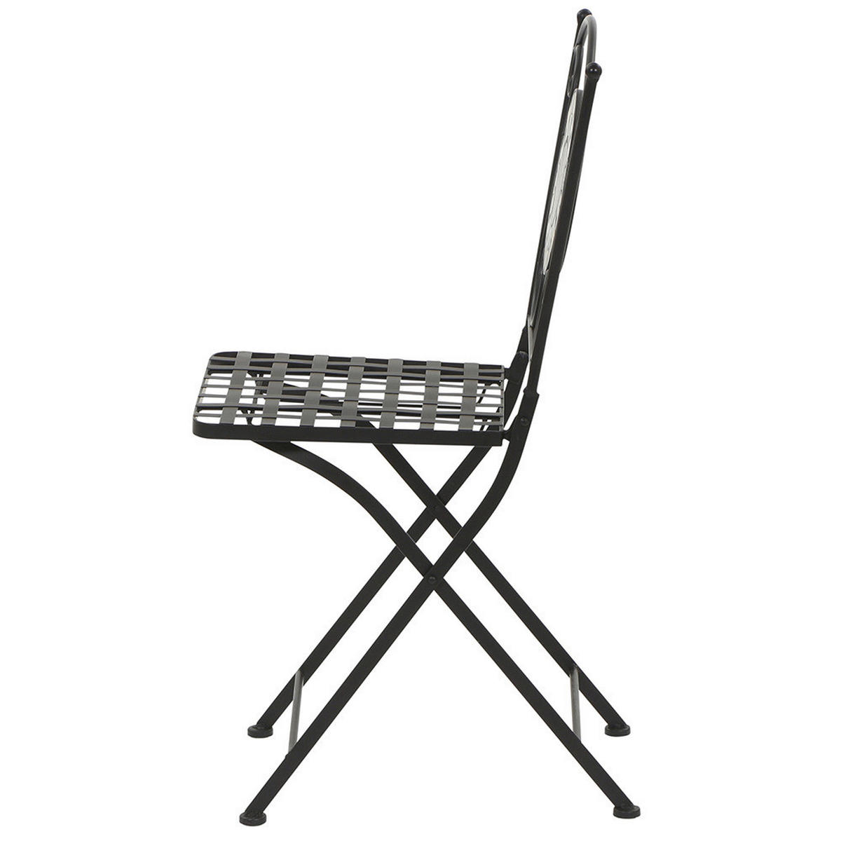 Gardamo Klappstuhl PRATO schwarz Eisen PRATO - schwarz - Gardamo