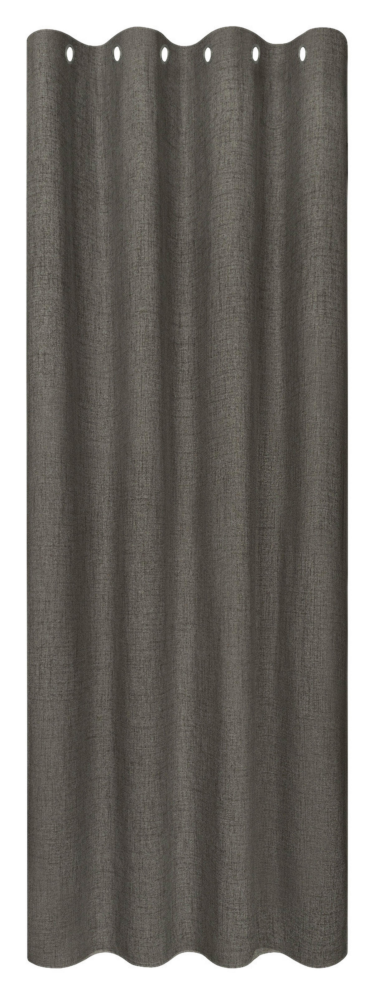 Verdunklungsvorhang taupe B/L: ca. 140x245 cm Ösenvorhang_Blackout - taupe (140,00/245,00cm) - Happy Home