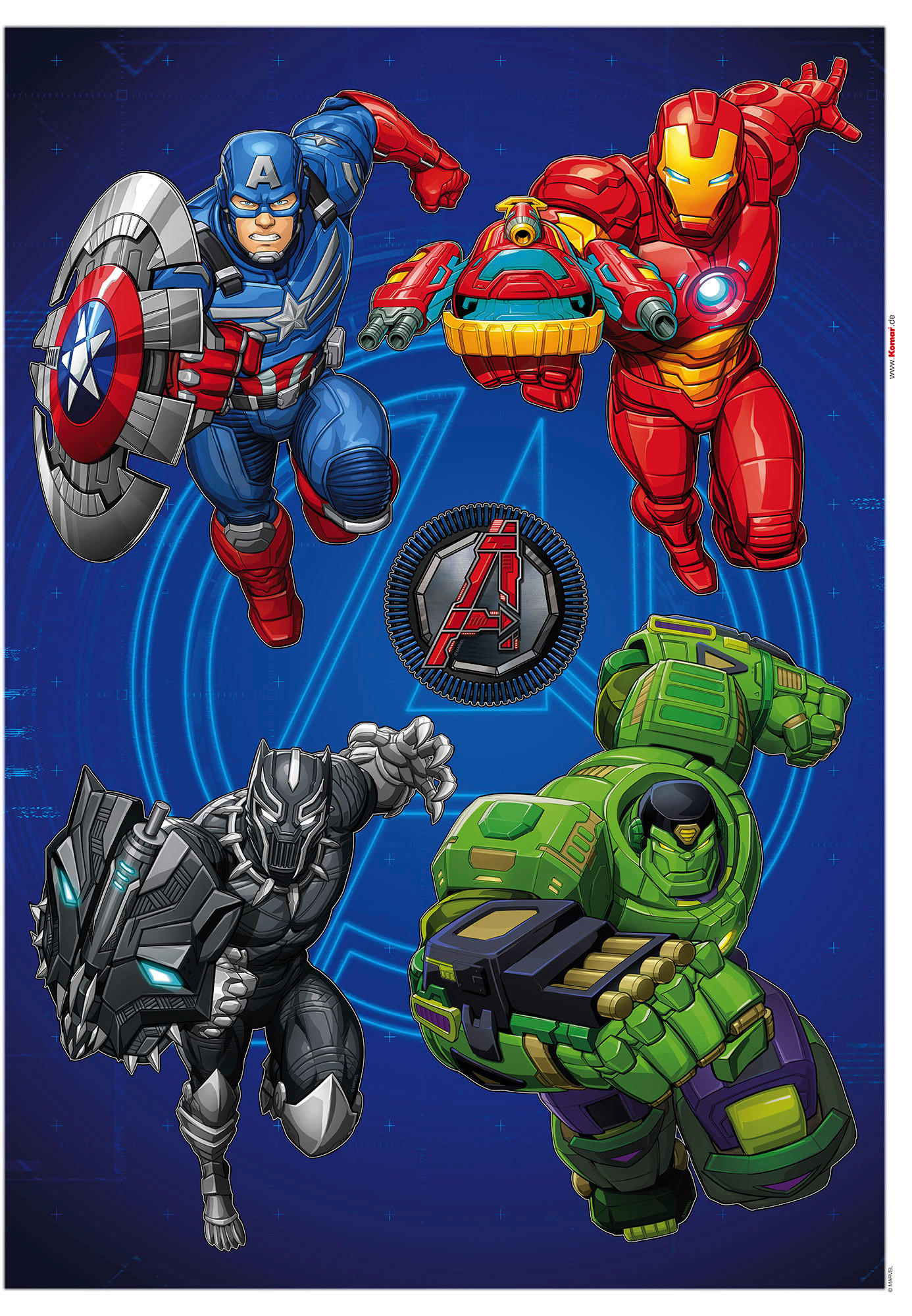 Komar Wandtattoo Avengers Mech Strike  Avengers Mech Strike B/L: ca. 50x70 cm