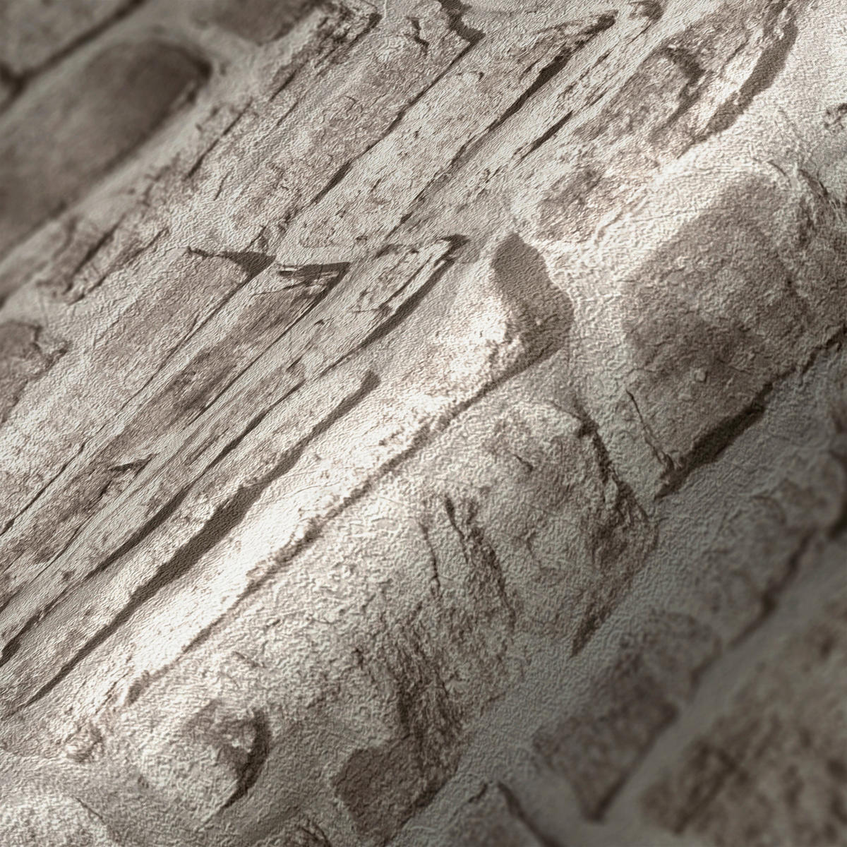 A.S.Creation Vliestapete grau weiß B/H/D: ca. 53x1005x8,6 cm Vliestapete - weiß/grau (8,60/1005,00cm) - A.S.Creation