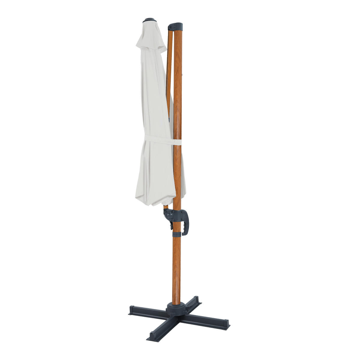 AXI Outdoor Living Ampelschirm Marisol braun Textil B/H/L: ca. 300x235x300 cm Marisol - braun/beige (300,00/300,00/235,00cm) - AXI Outdoor Living