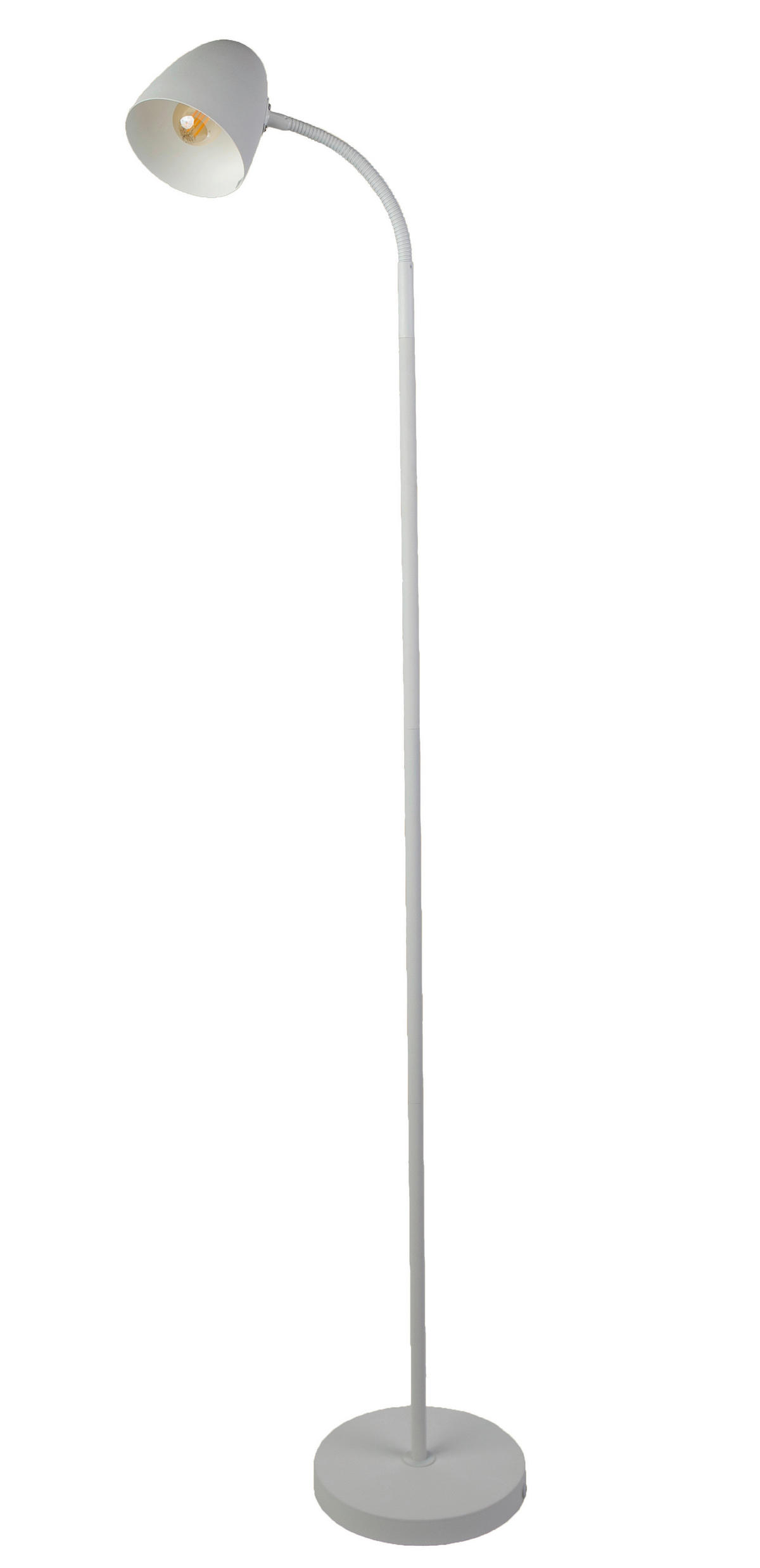 Nowa Stehleuchte 40870107 weiß Metall B/H/T: ca. 37x140x20 cm E14 1 Brennstellen JASON - weiß (37,00/140,00/20,00cm) - Nowa
