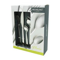 MICHELINO Besteckset Phoebe silber Edelstahl 24 tlg. Phoebe - silber - MICHELINO