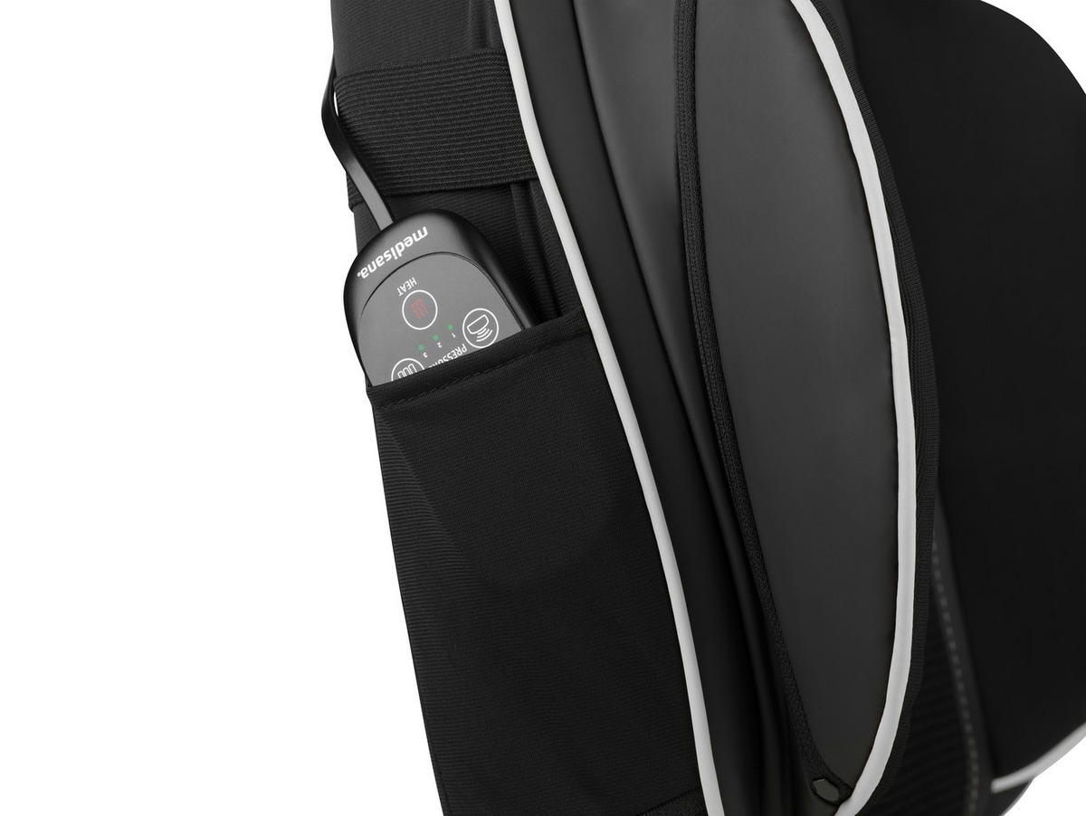 medisana Massagesitzauflage MC 823 schwarz B/H/T: ca. 42,5x110x18 cm ca. 40 W Massagesitzauflage MC 823 - schwarz (42,50/110,00/18,00cm) - medisana