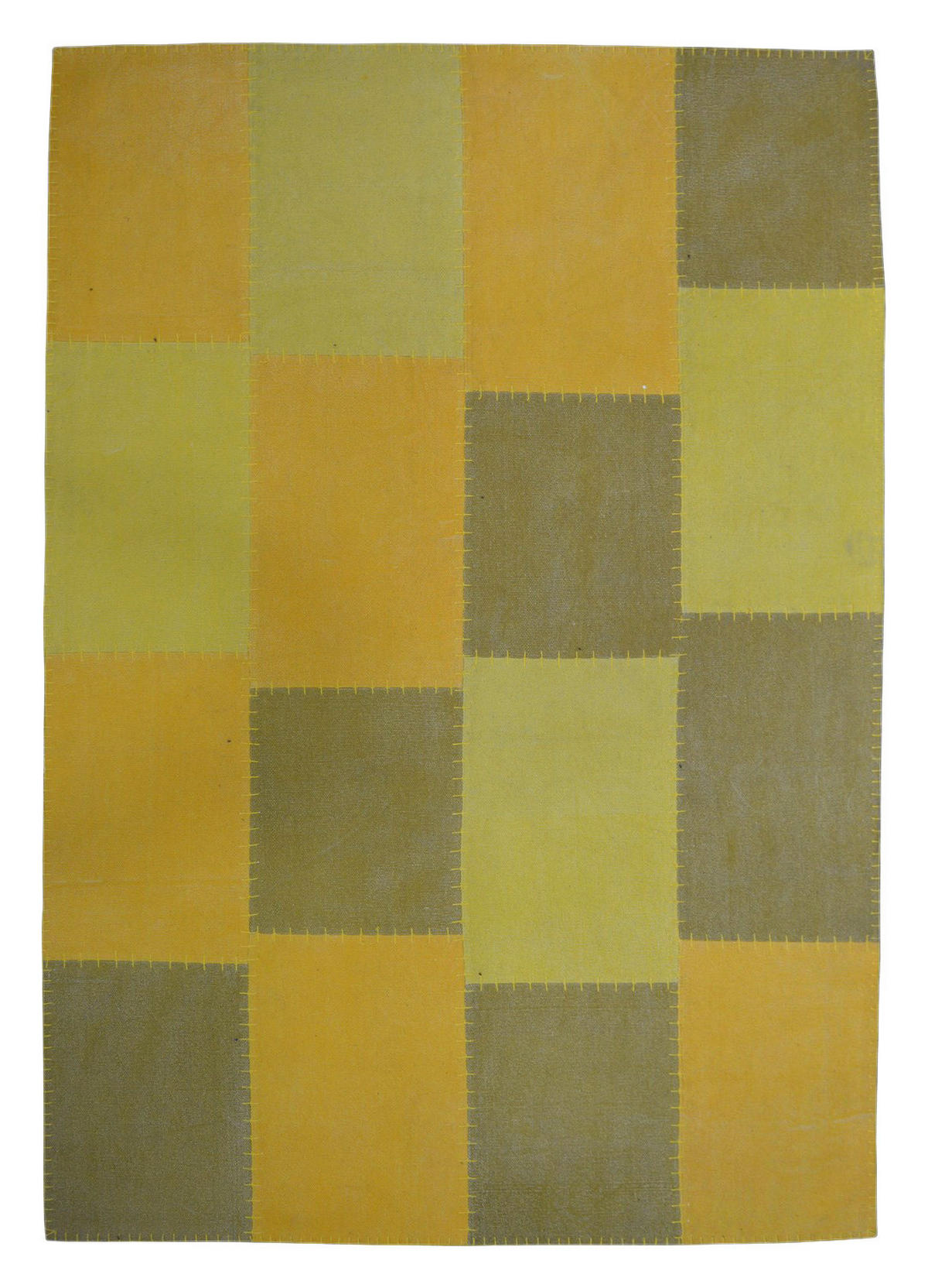 Kayoom Kurzflorteppich Lyrical 110 gelb B/L: ca. 160x230 cm Lyrical 110 - gelb/mehrfarbig (160,00/230,00cm) - Kayoom
