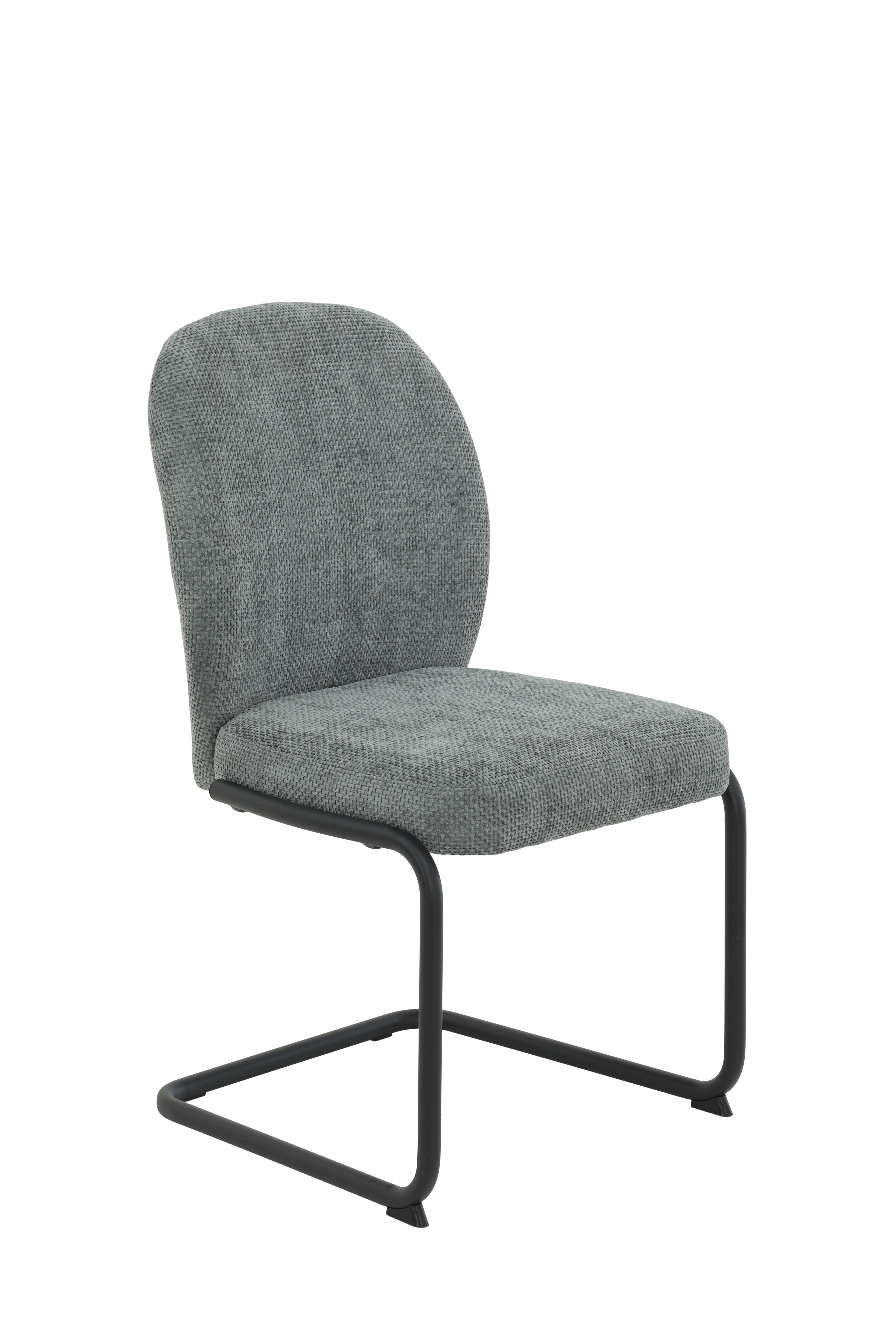 Schwingstuhl Karen grau schwarz Webstoff Metall Karen - schwarz/grau