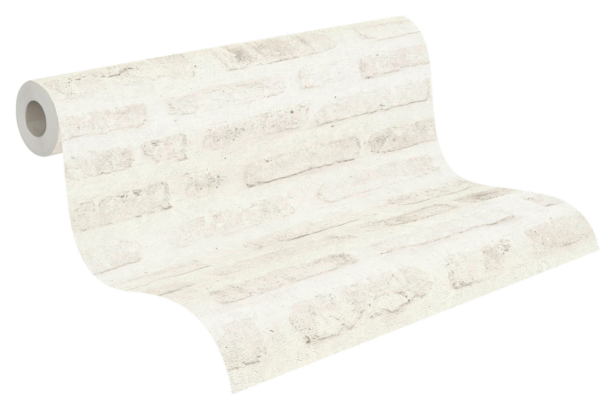 A.S.Création Vliestapete grau weiß B/H/D: ca. 53x1005x8,5 cm Vliestapete - weiß/grau (8,50/1005,00cm) - A.S.Creation