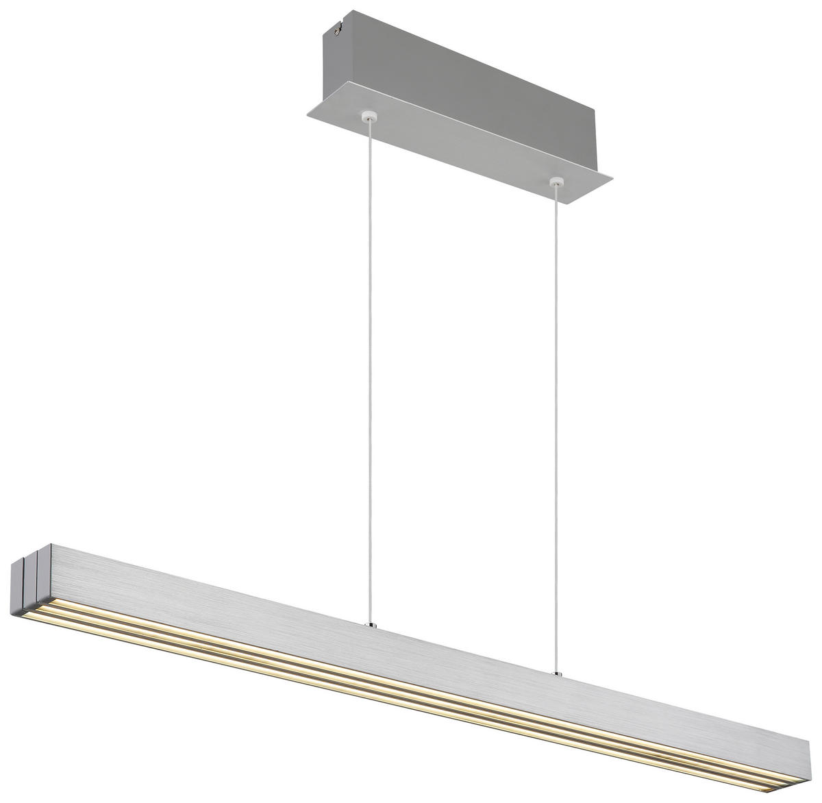 GLOBO LED-Pendelleuchte Aluminium B/H/L: ca. 7,5x150x150 cm 1.0 Brennstellen ETHAN - (150,00/7,50/150,00cm) - GLOBO