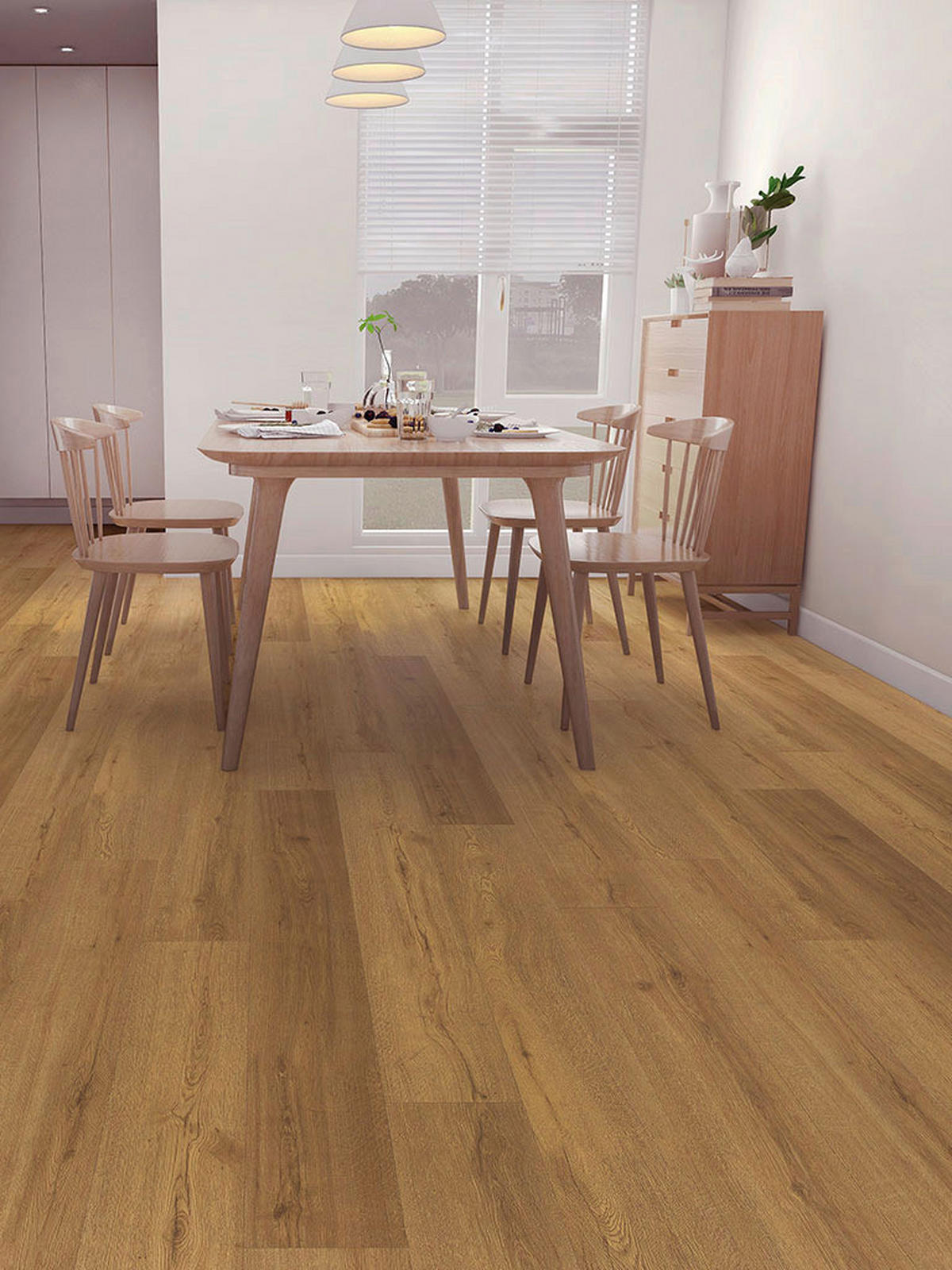 Check One Click-Vinylboden Lohe ca. 2,22 m² im Paket  B/L: ca. 18,2x122 cm pro Paket Lohe ca. 2,22 m² im Paket - (18,20/122,00cm) - Check One