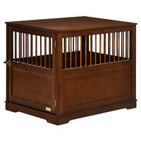 PawHut Hunde-Zubehör braun Edelstahl B/H/L: ca. 59,5x80,5x67,5 cm Hundekäfig - braun (67,50/59,50/80,50cm) - PawHut