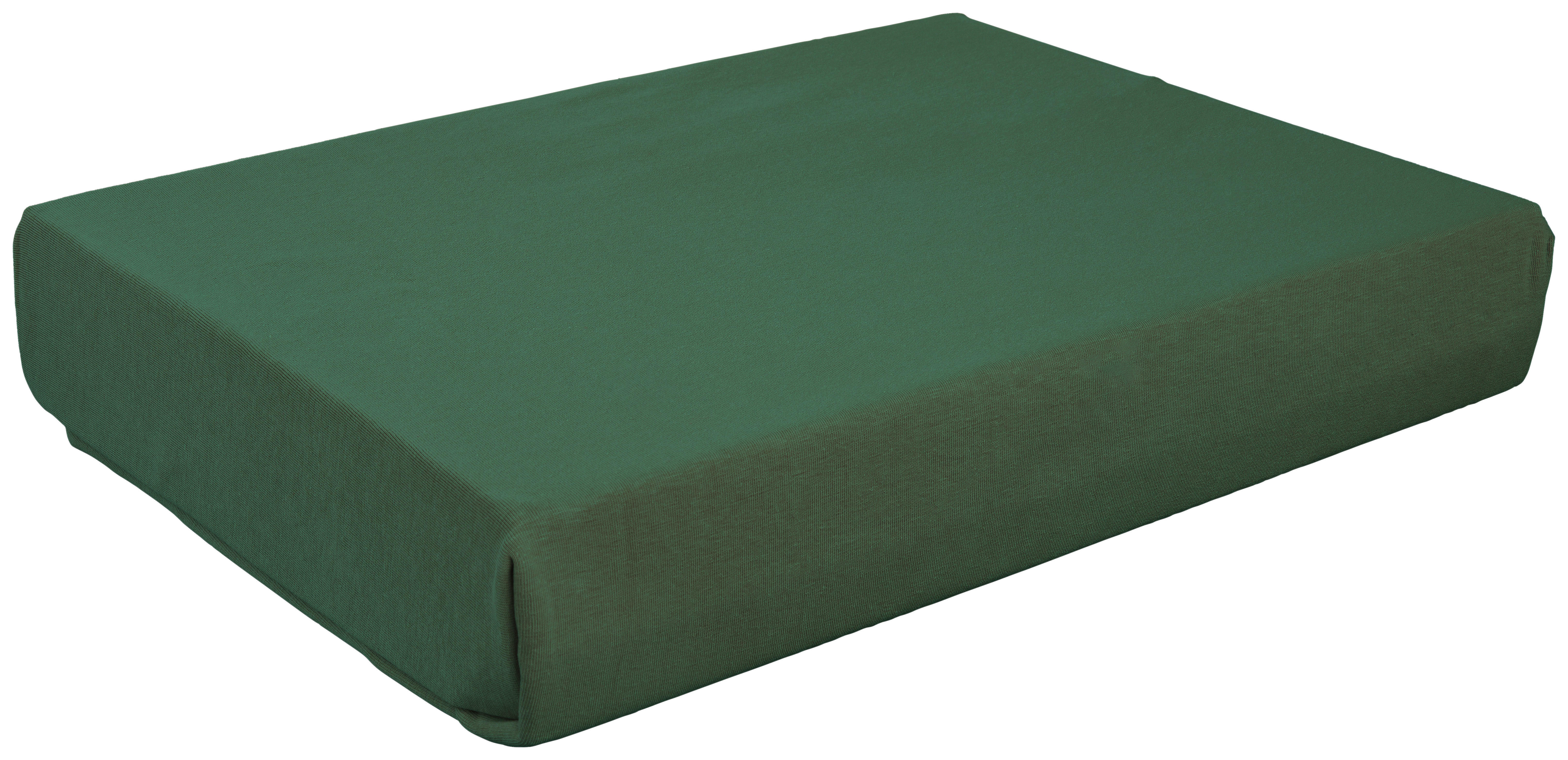 Boxspring Spannbetttuch Baumwolle Boxspring-Spannbetttuch d.grün - dunkelgrün (100,00/200,00cm) - Elegance Gold Bi-Elastic