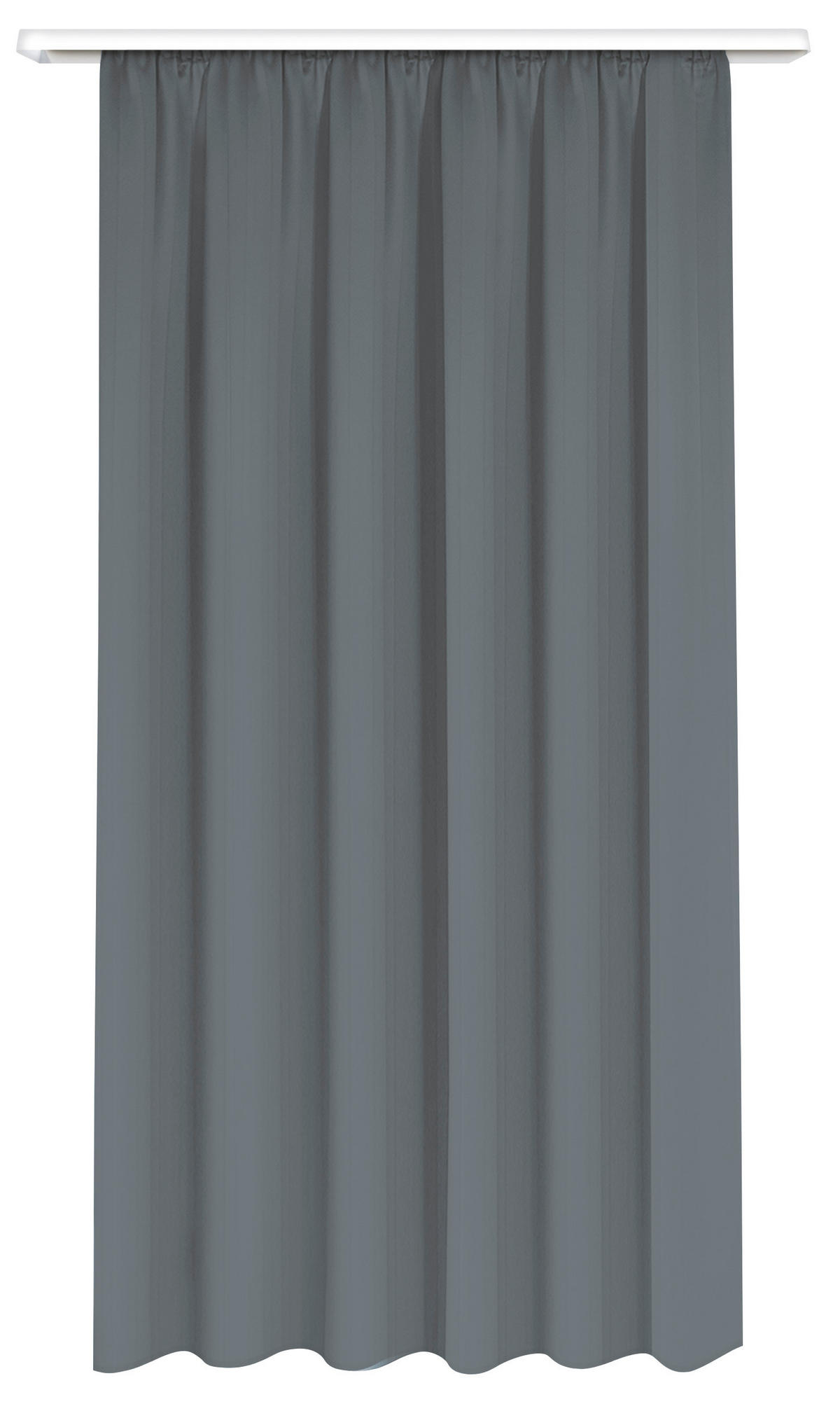 POCOline Verdunklungsvorhang Juna anthrazit B/L: ca. 135x175 cm Juna - anthrazit (135,00/175,00cm) - POCOline